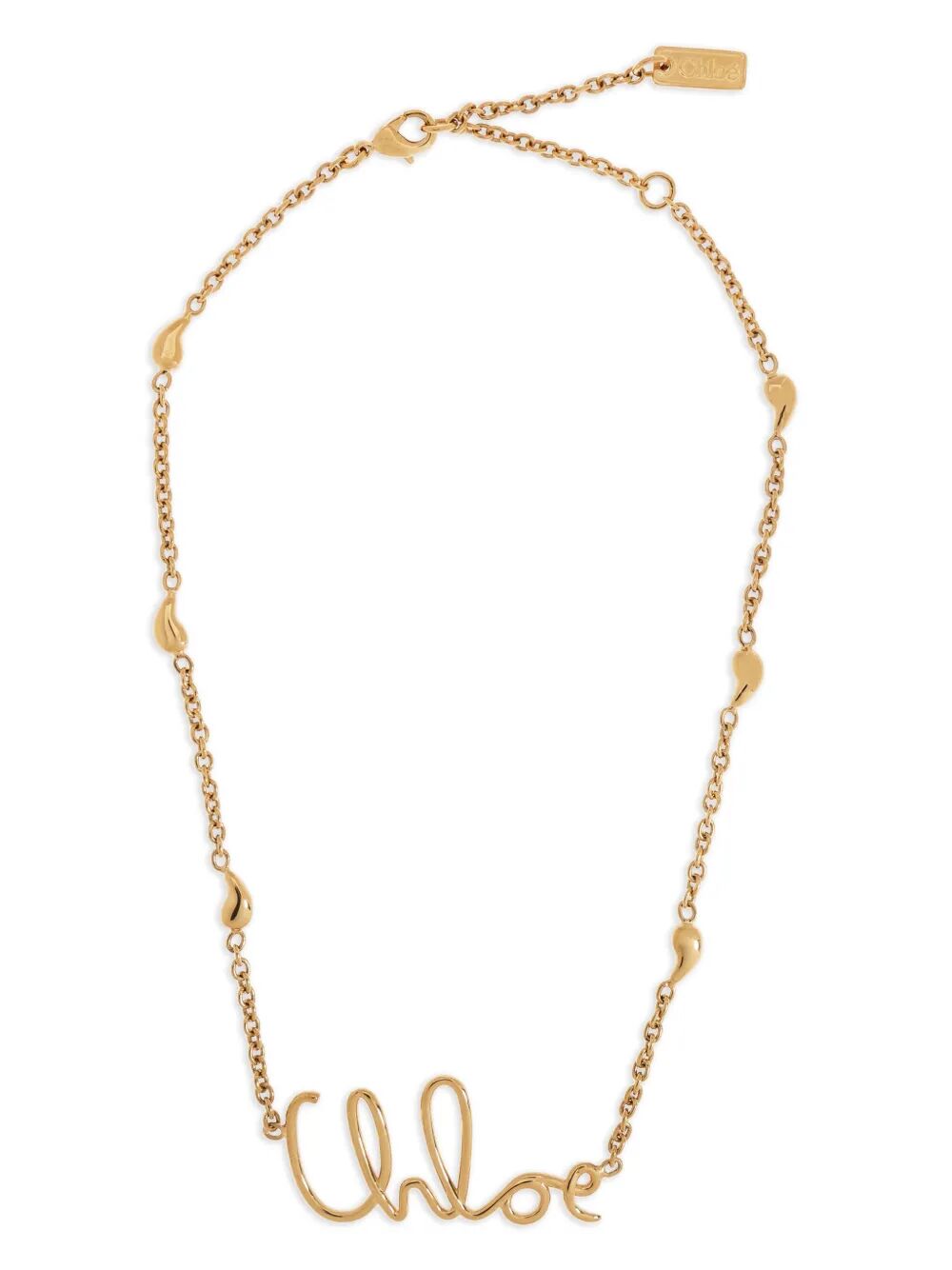CHLOÉ Elegant Brass Necklace for Women