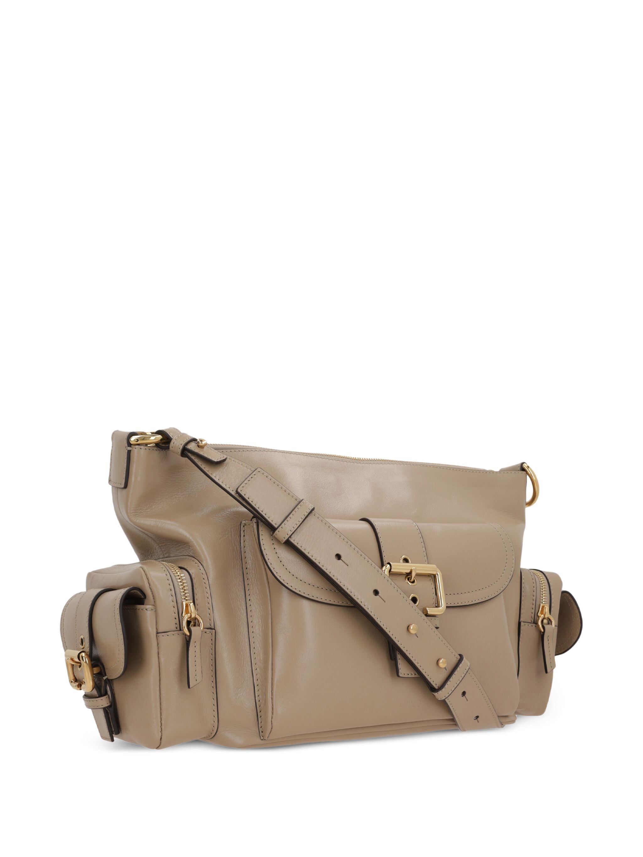 CHLOÉ Leather Camera Handbag with Adjustable Strap
