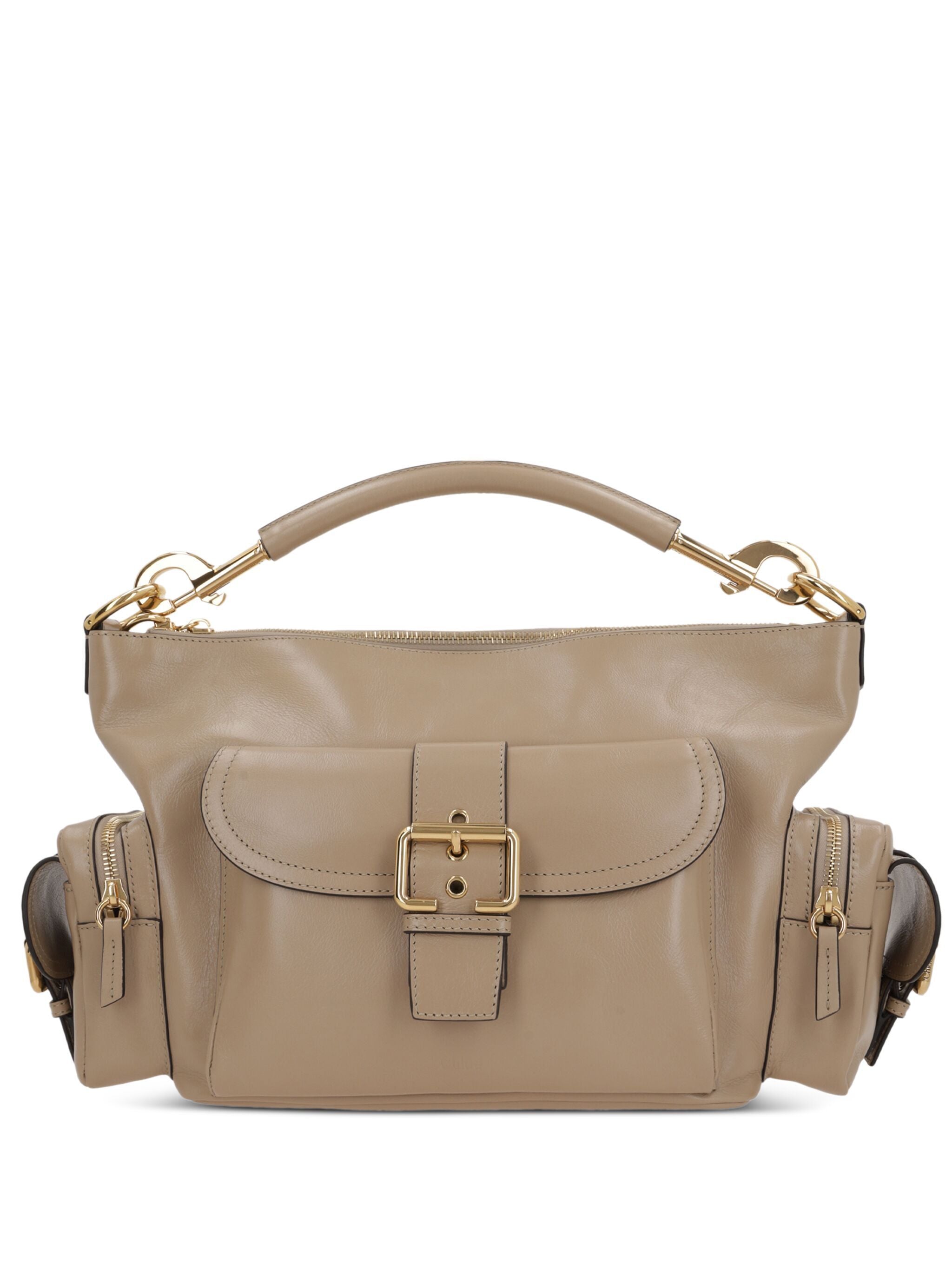 CHLOÉ Leather Camera Handbag with Adjustable Strap