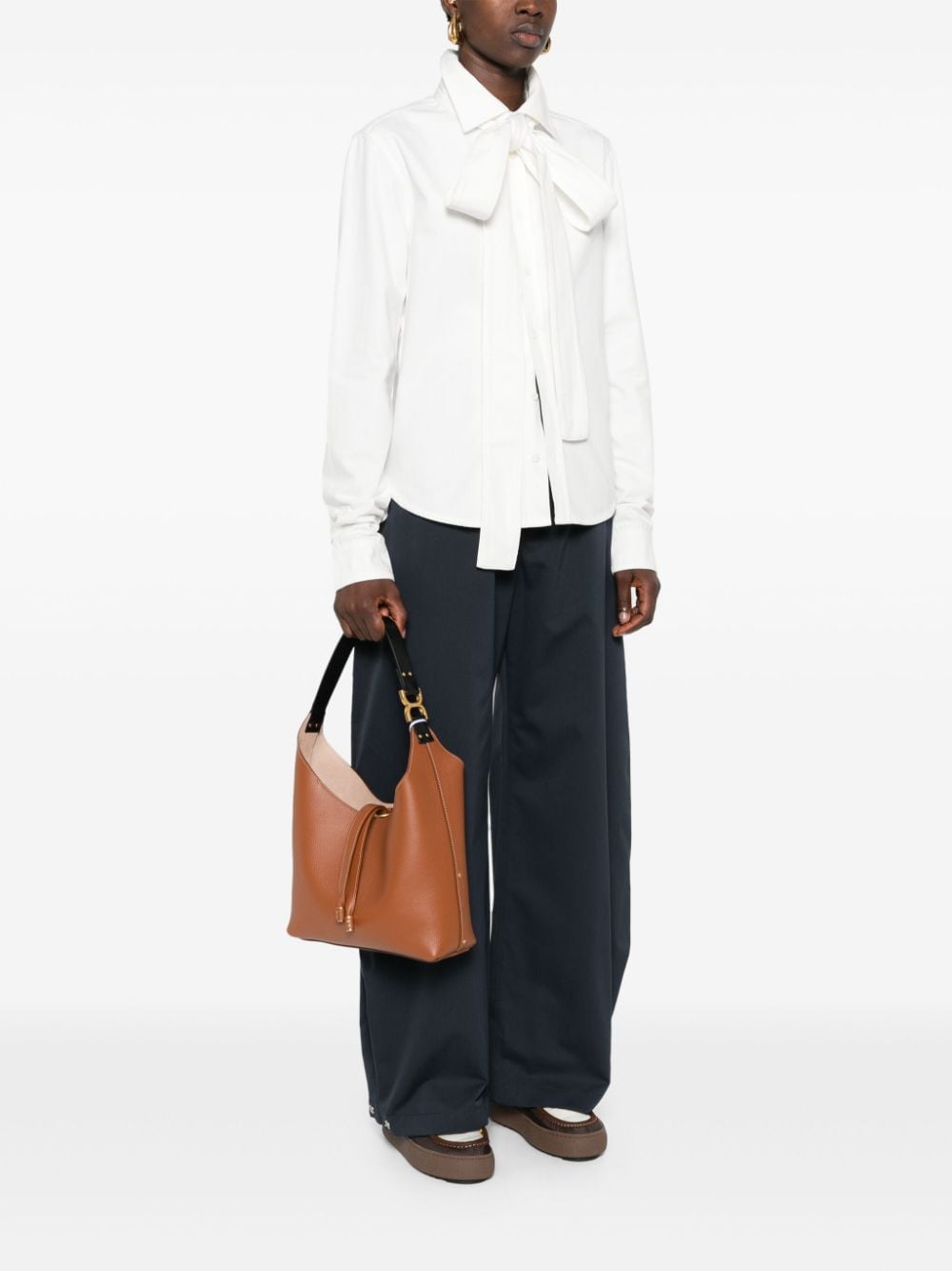 CHLOÉ Small Leather Hobo Handbag