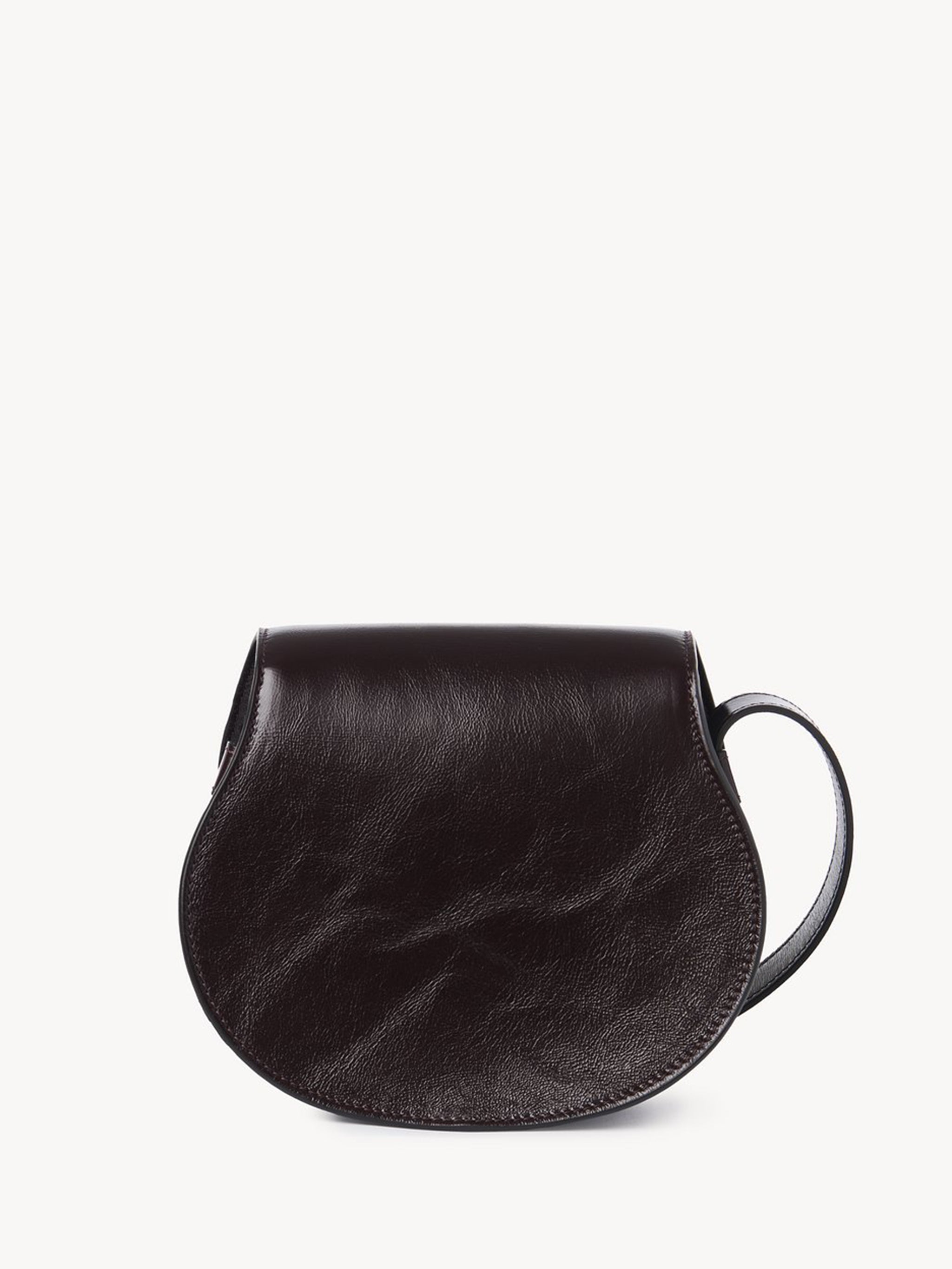CHLOÉ Mini Saddle Handbag in Shiny Leather
