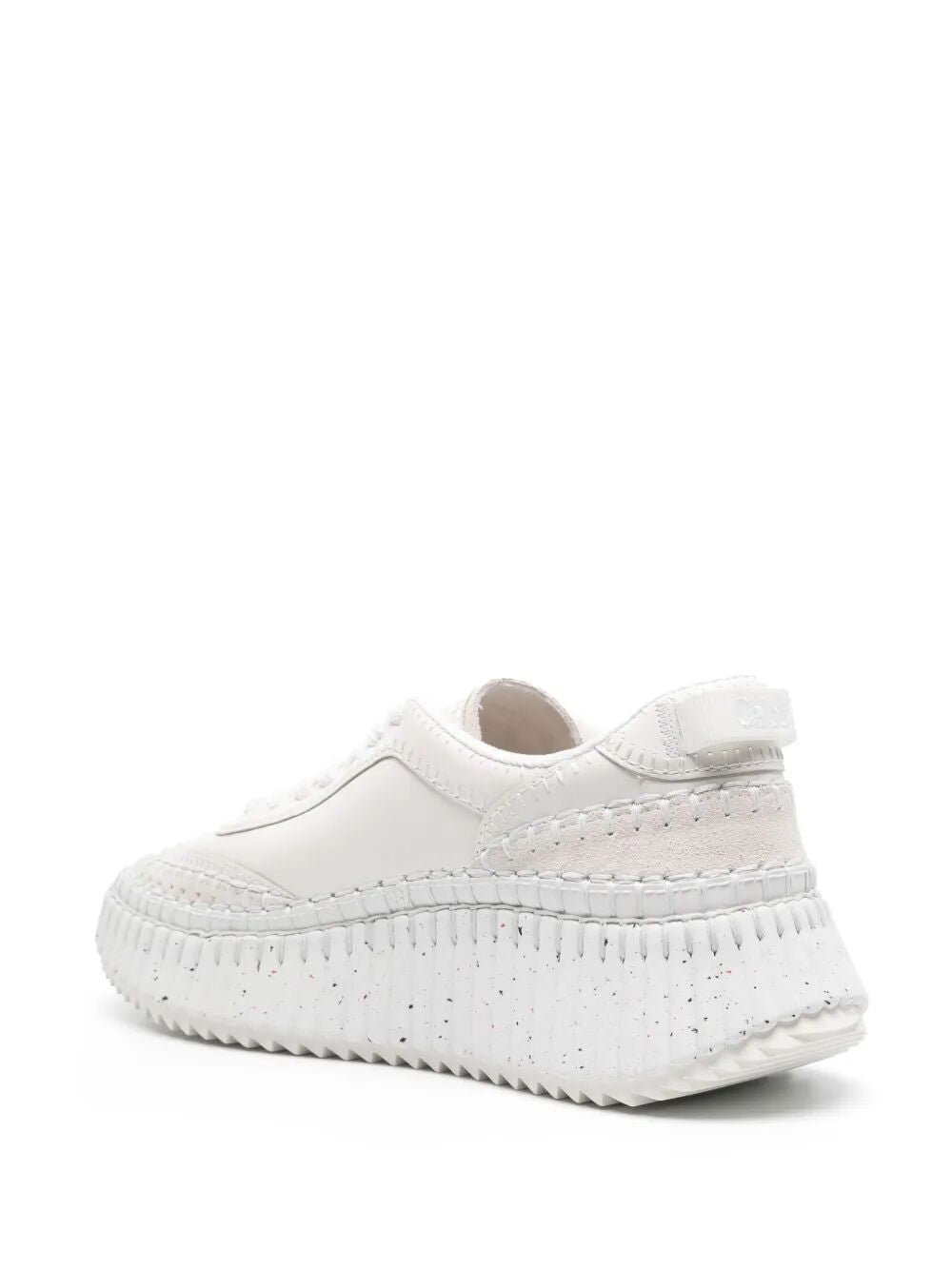CHLOÉ Whipstitch-Detailing Low Top Sneakers