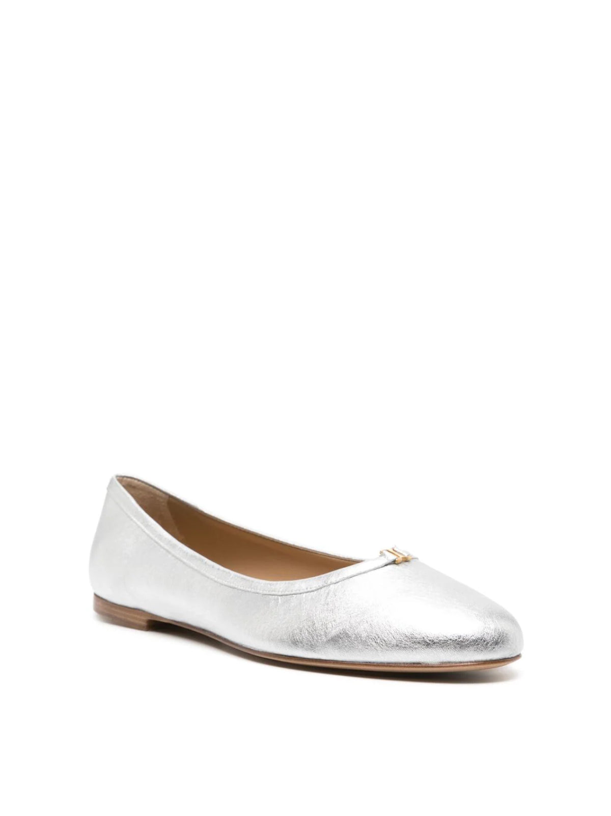 CHLOÉ Metallic Leather Ballerina Flats for Women