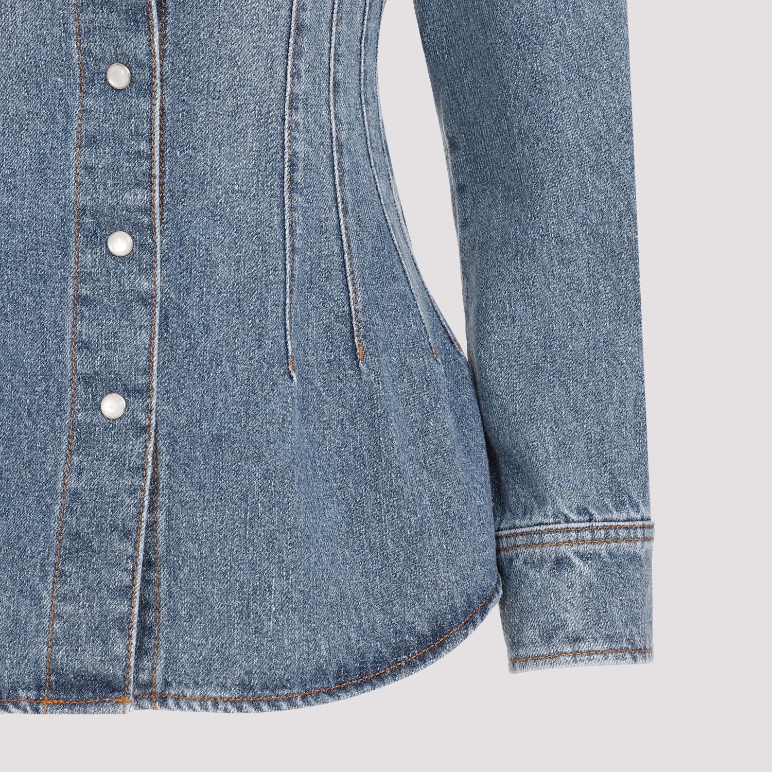 CHLOÉ Elegant Denim Shirt for Women - SS24 Collection