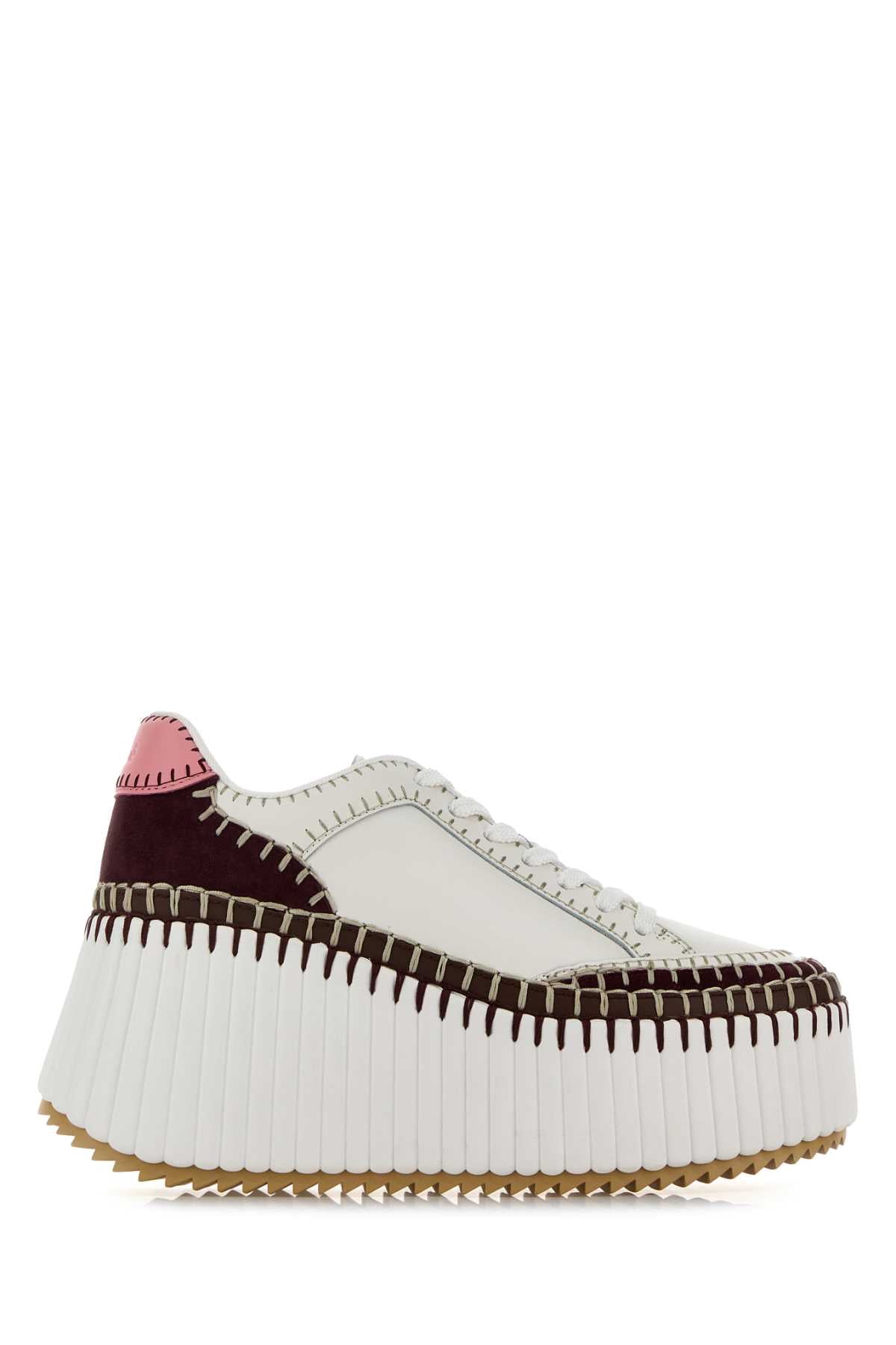 CHLOÉ Women's Leather Nama Sneakers