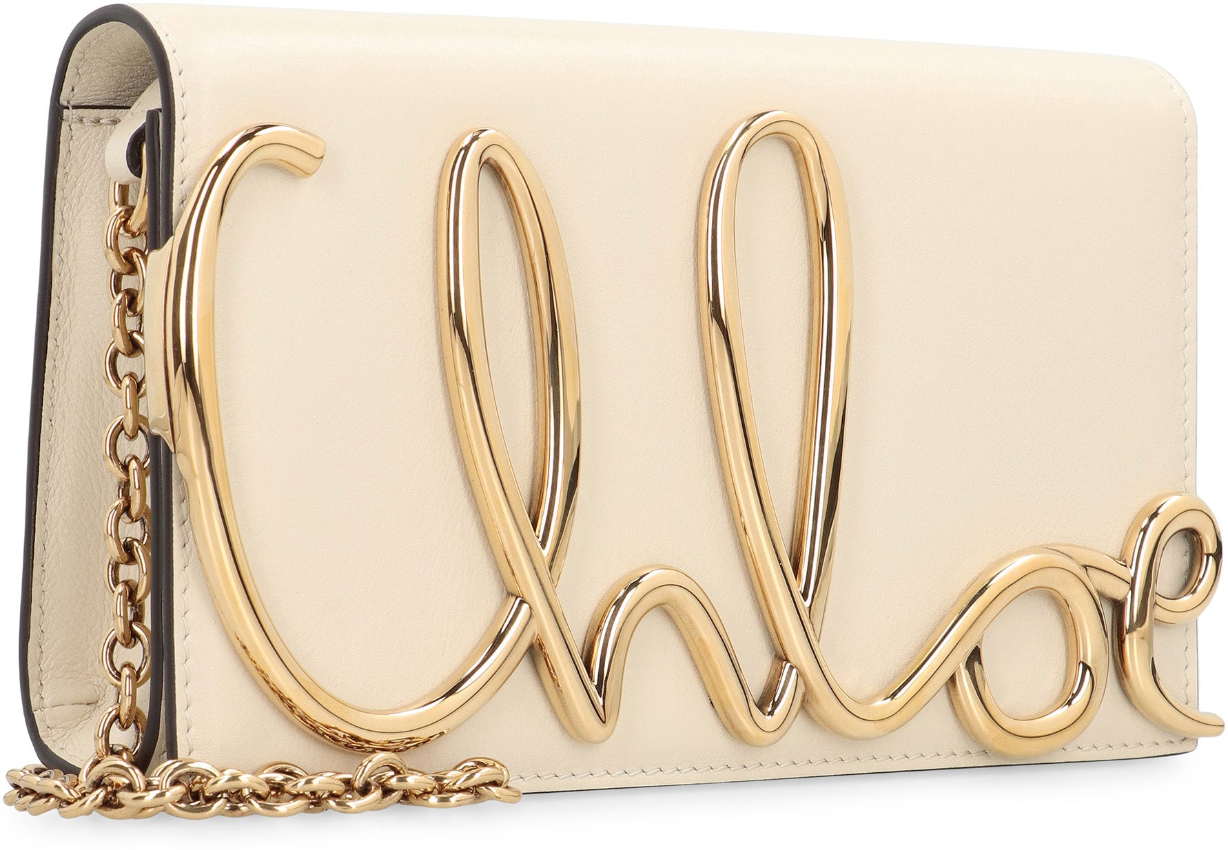 CHLOÉ Elegant Shoulder Handbag with Maxi Logo - 23 cm