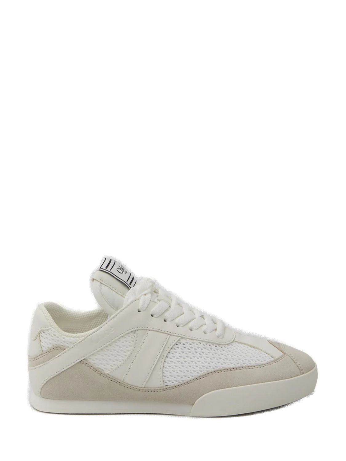 CHLOÉ KICK Sneaker in Mesh and Suede Leather