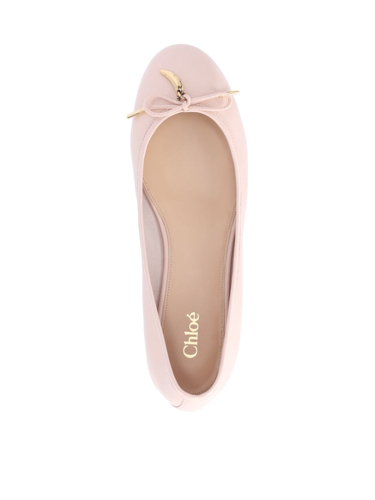 CHLOÉ Leather Ballerina Flats