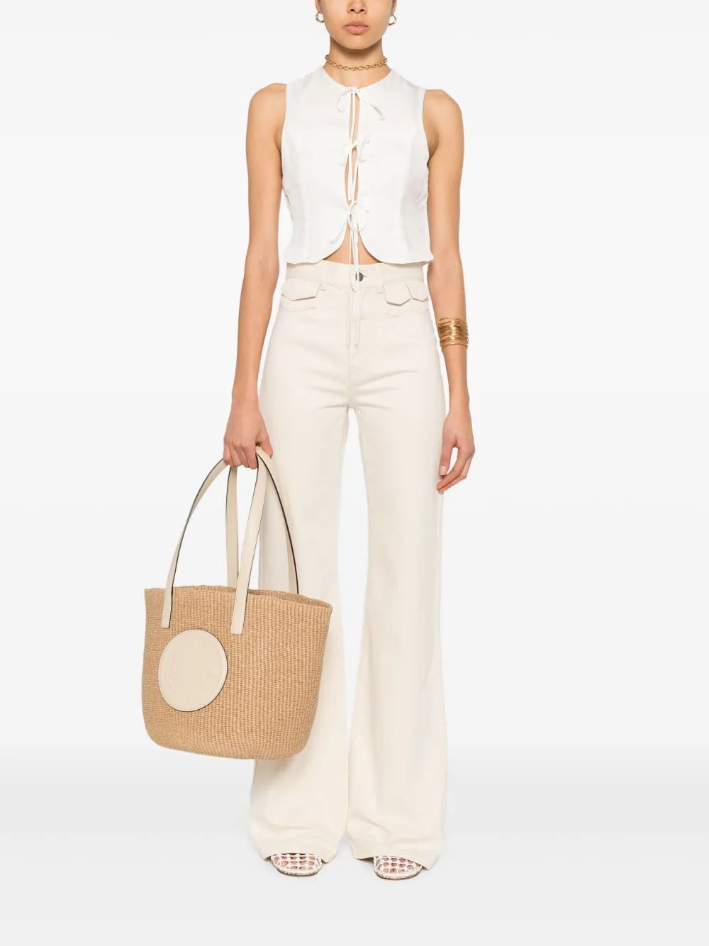 CHLOÉ Large Horse Medal Basket