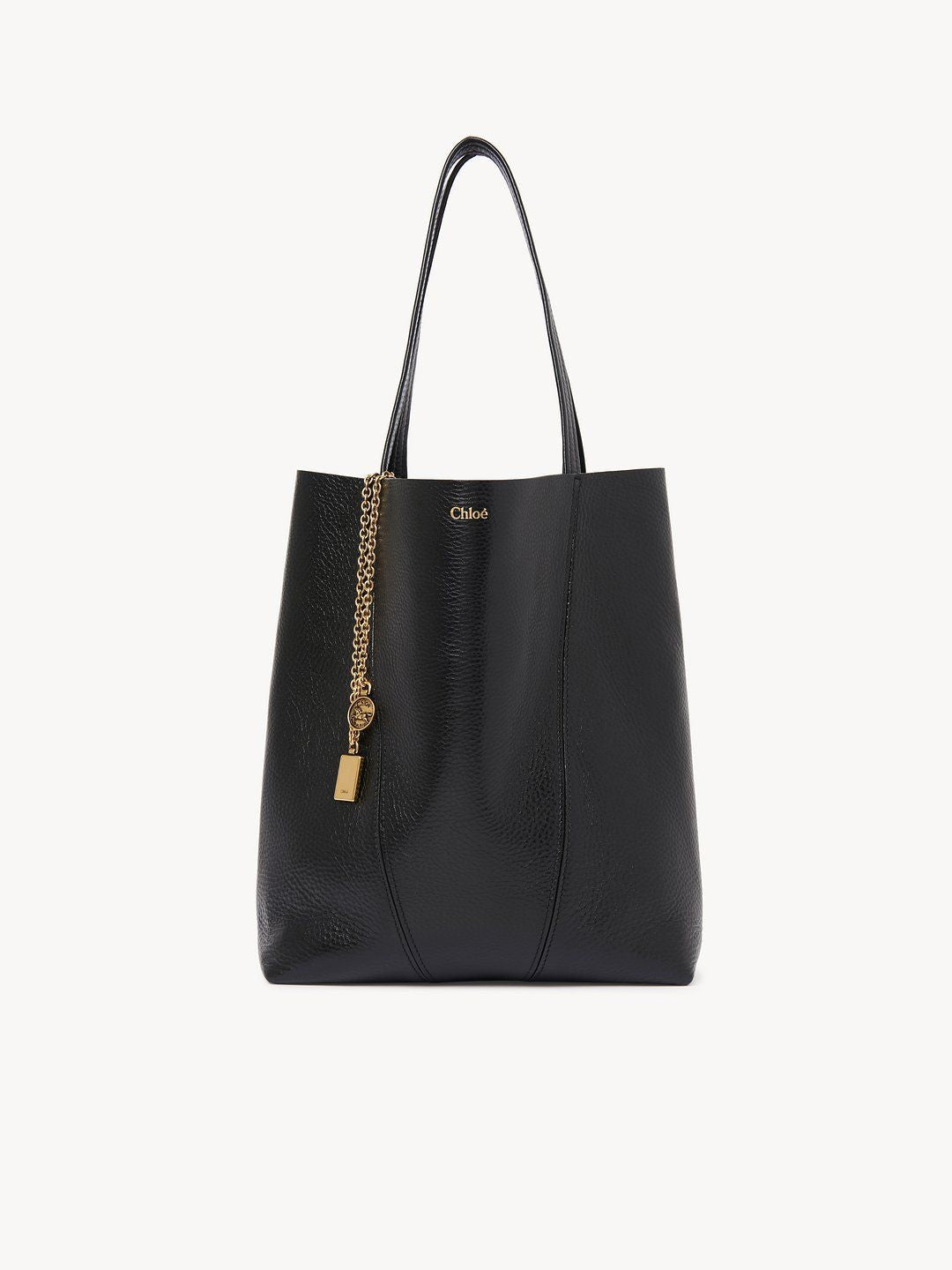 CHLOÉ Medium Grained Leather Tote Handbag