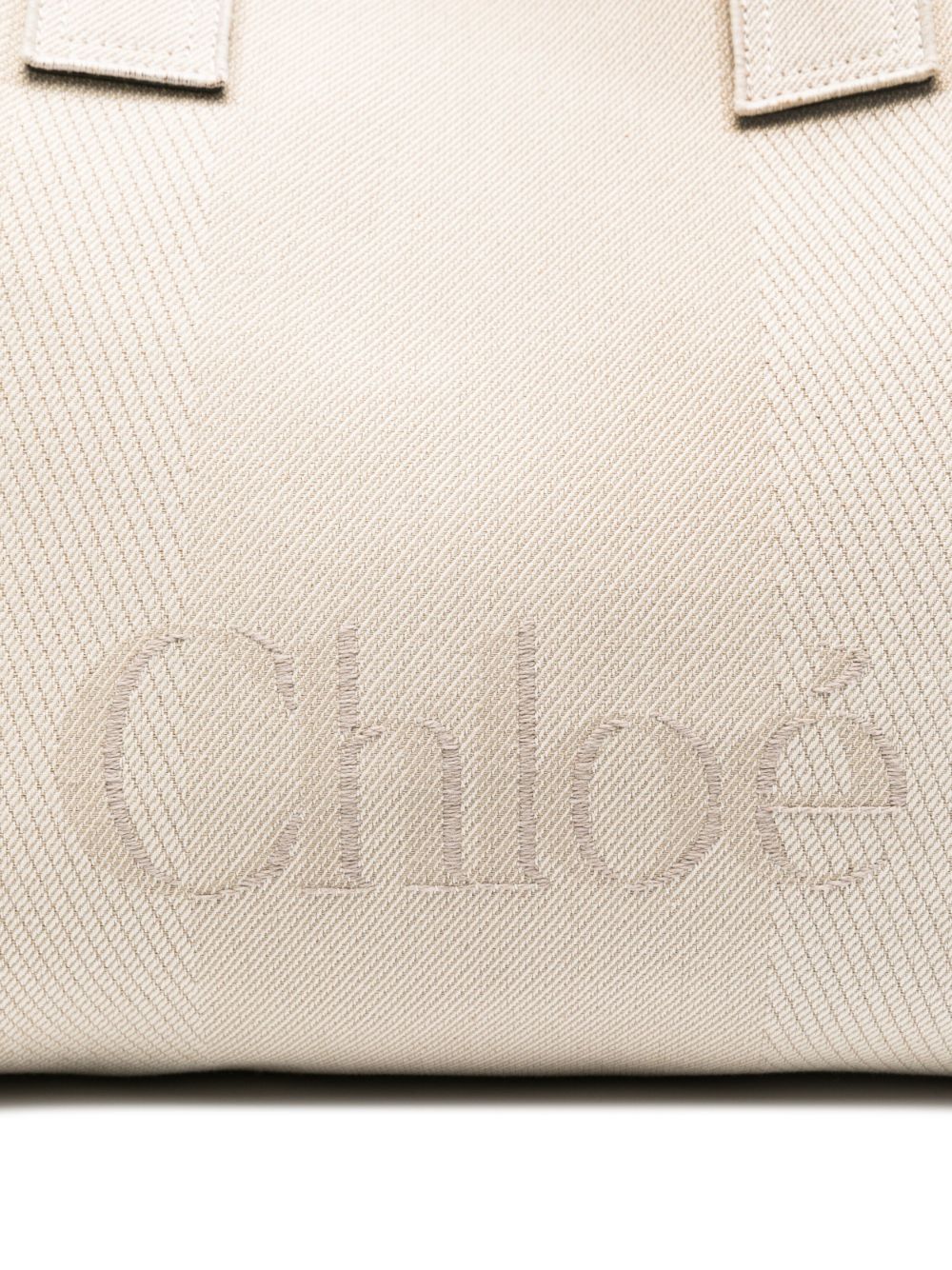 CHLOÉ Carry Canvas Mini Tote Handbag