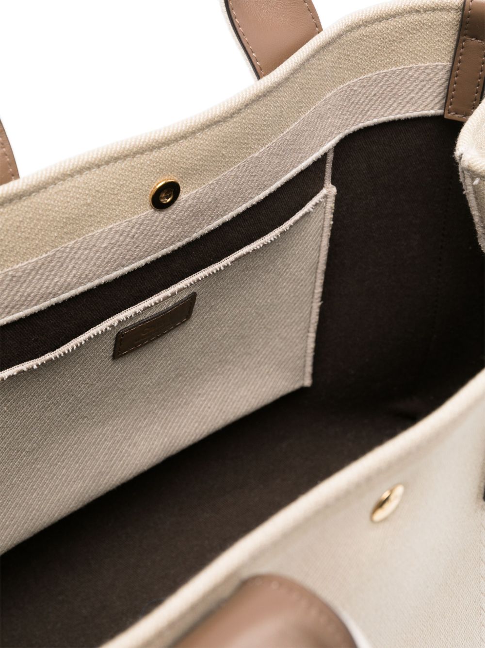 CHLOÉ Carry Canvas Mini Tote Handbag