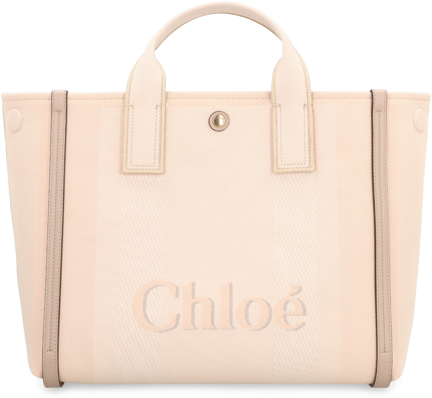 CHLOÉ Multicolor Canvas Carry Shopping Handbag