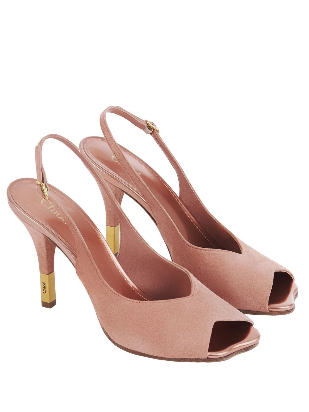 CHLOÉ Flower Heel Mini Sandals for Women