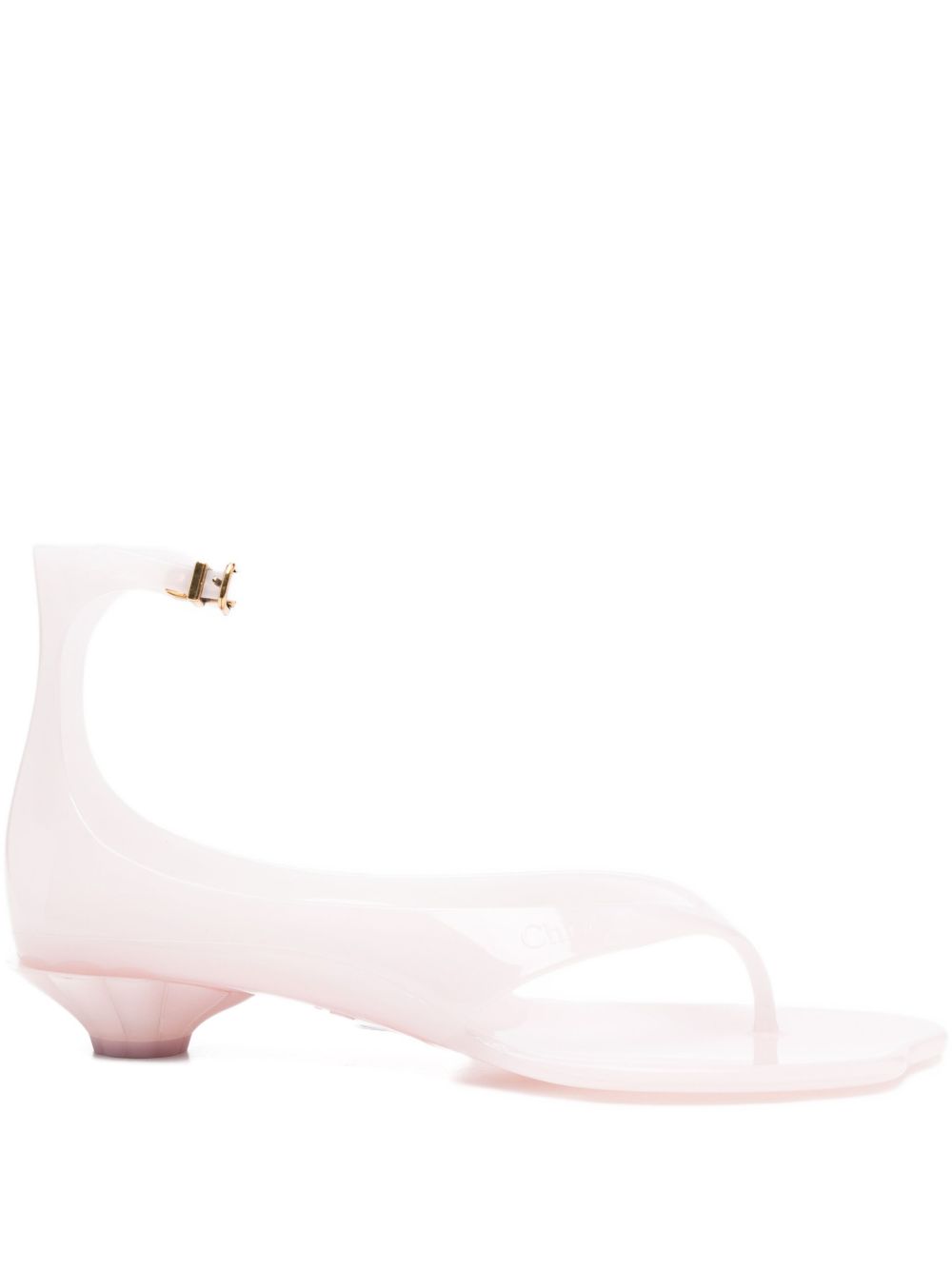 CHLOÉ TPU Jelly Thong Sandals - Women's Size 6