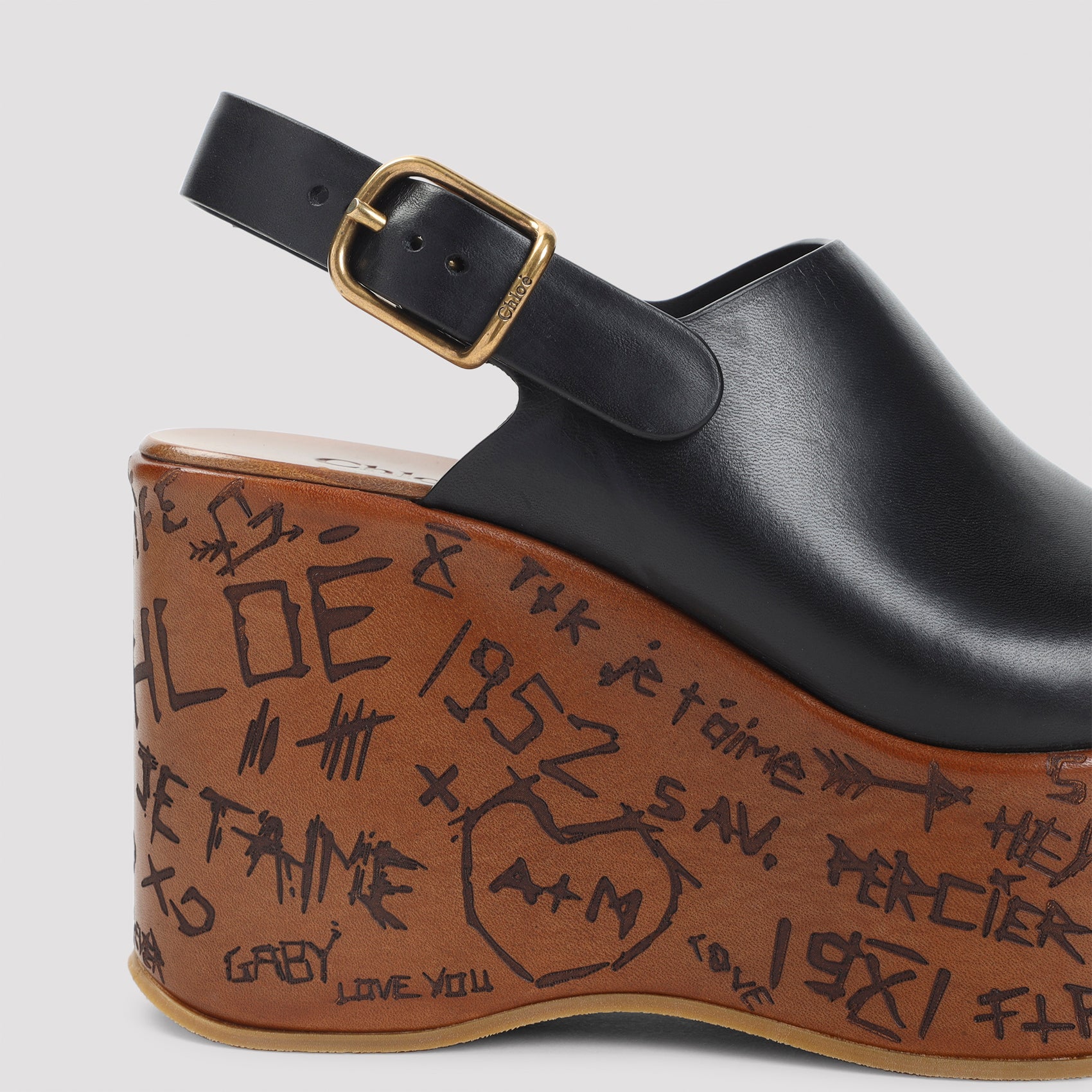 CHLOÉ Maxime Leather Sandal