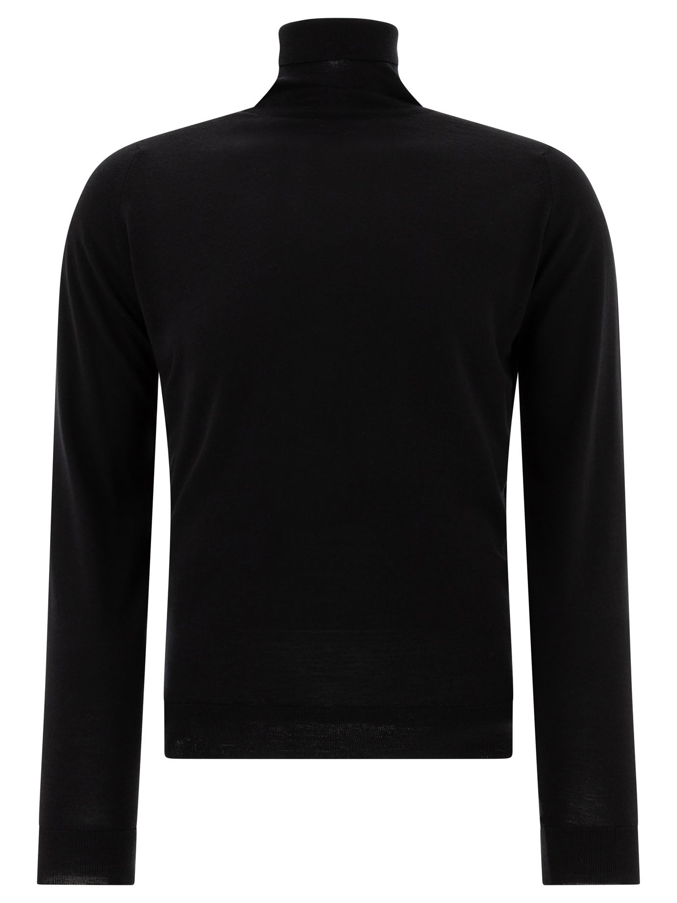 JOHN SMEDLEY Men's Extra Fine Merino Wool Roll Neck Jumper - Size L
