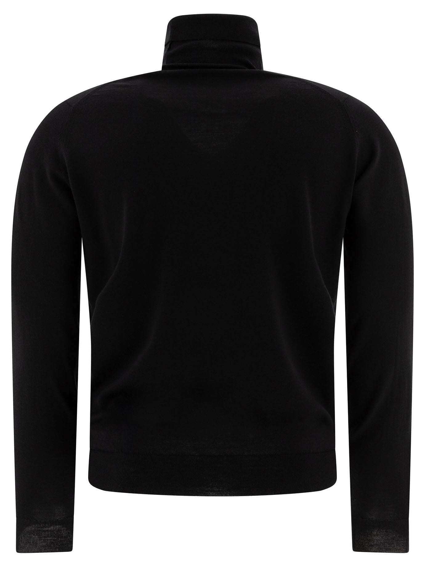 JOHN SMEDLEY Men's Extra Fine Merino Wool Roll Neck Jumper - Size L