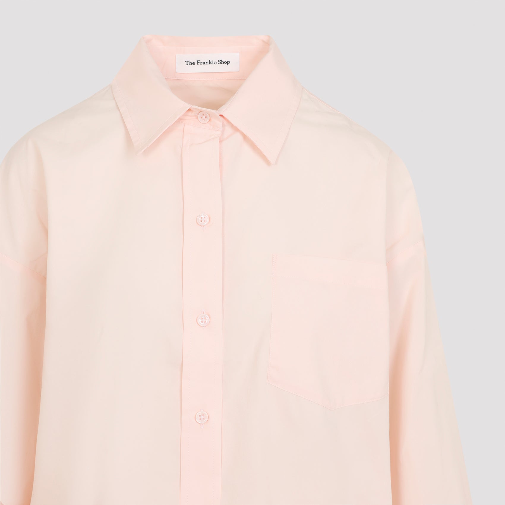 THE FRANKIE SHOP Ornella Side Button-Up Shirt