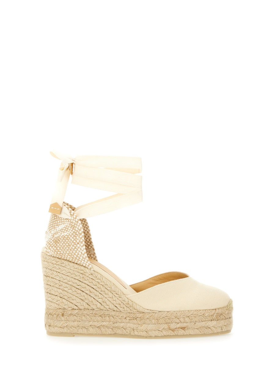 CASTAÑER Clear Wedge Espadrille Pumps