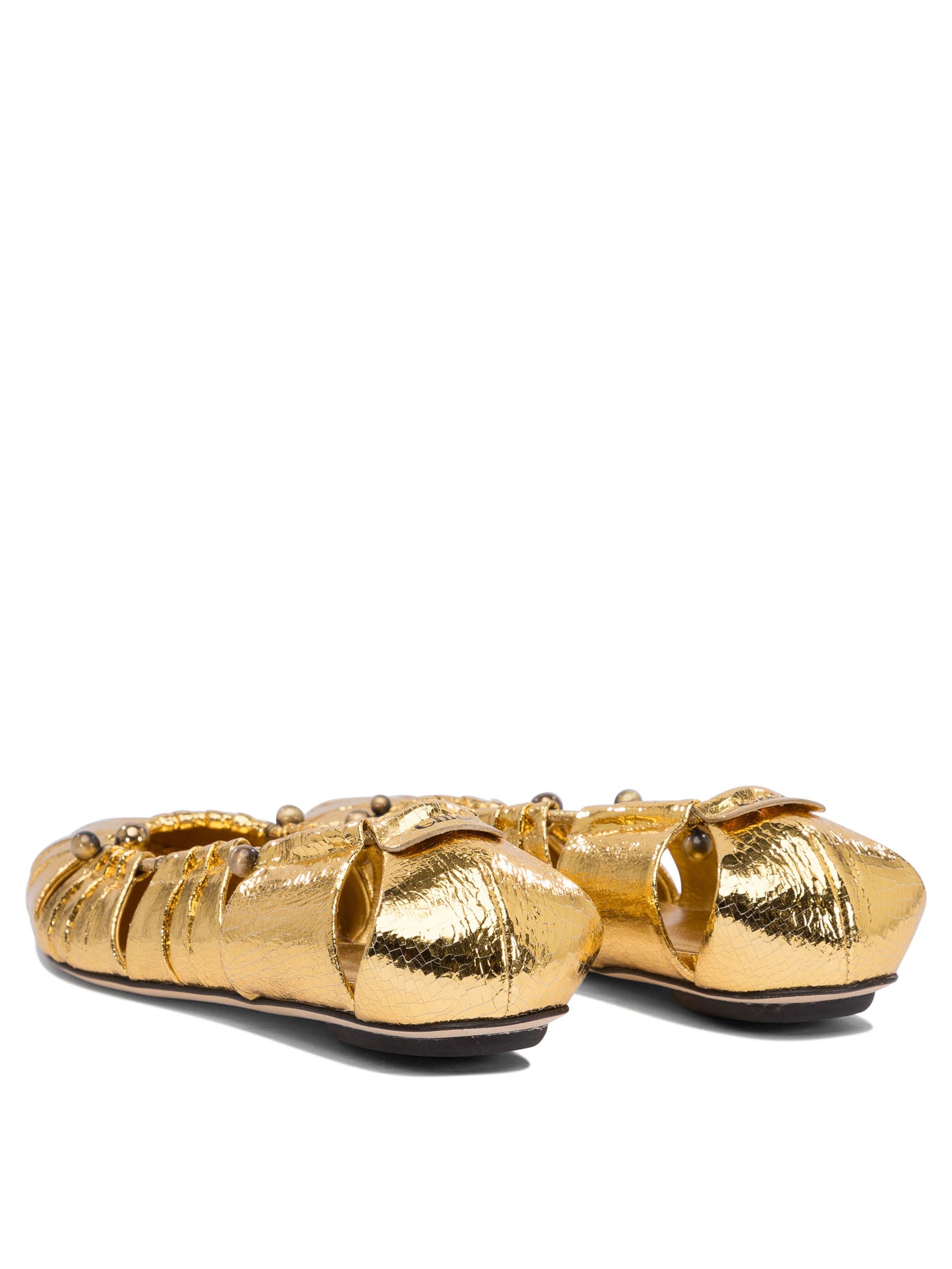 CHLOÉ Elegant Ballet Flats with Cut-Out Design