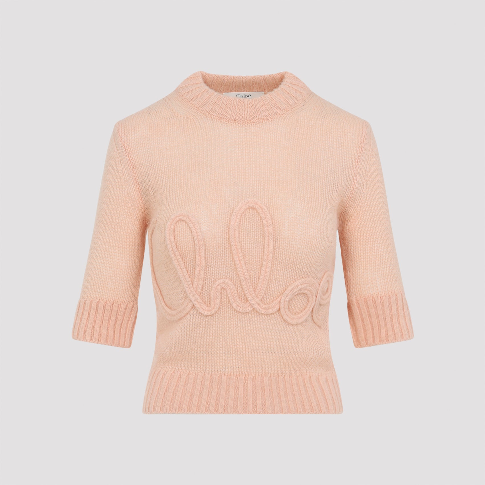 CHLOÉ Elegant Wool-Silk Blend Sweater - Women's Fit