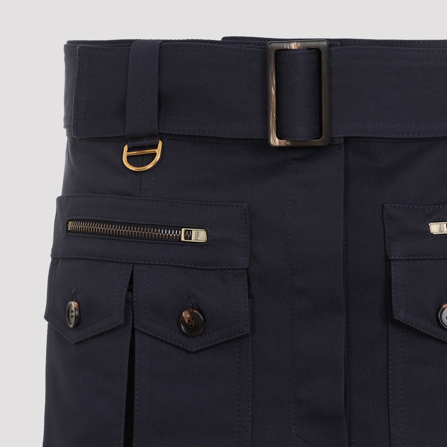 CHLOÉ Elegant Cotton Skirt for Women - Fall Winter 24/25