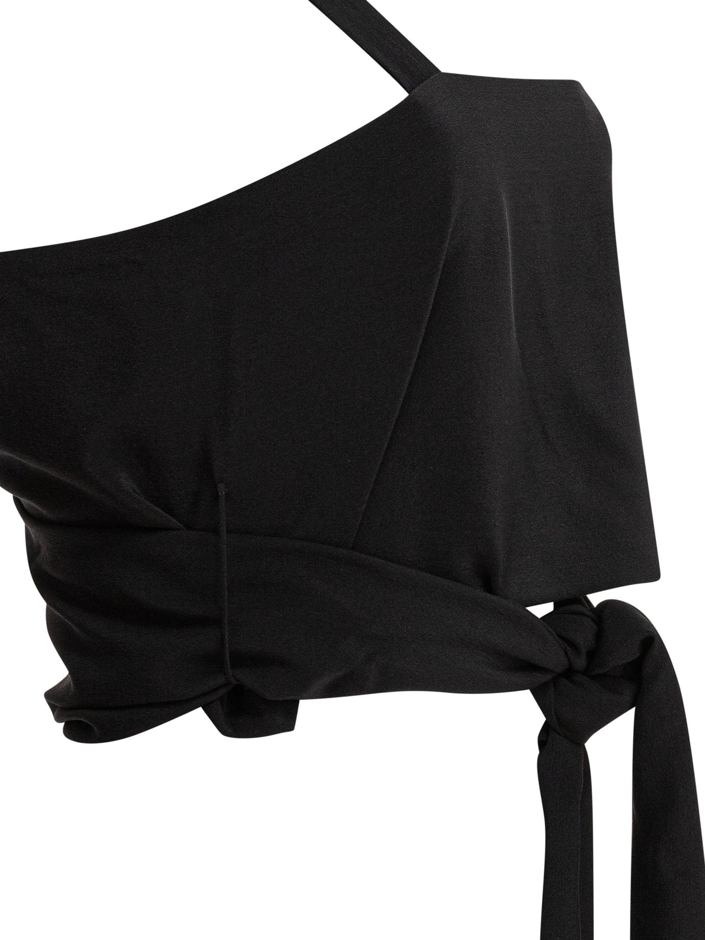 CHLOÉ Cropped Camisole with Knotted Ribbons