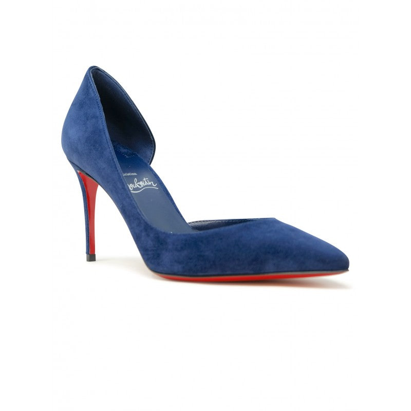 CHRISTIAN LOUBOUTIN Iriza 85 Elegant Suede Pumps
