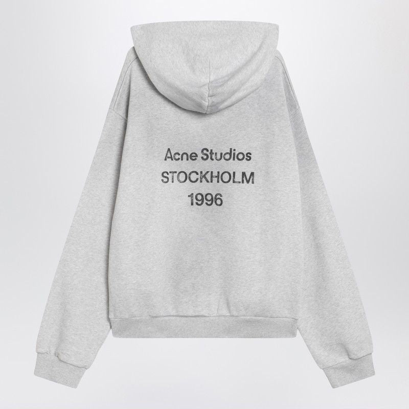 ACNE STUDIOS Vintage-Effect Mélange Hoodie