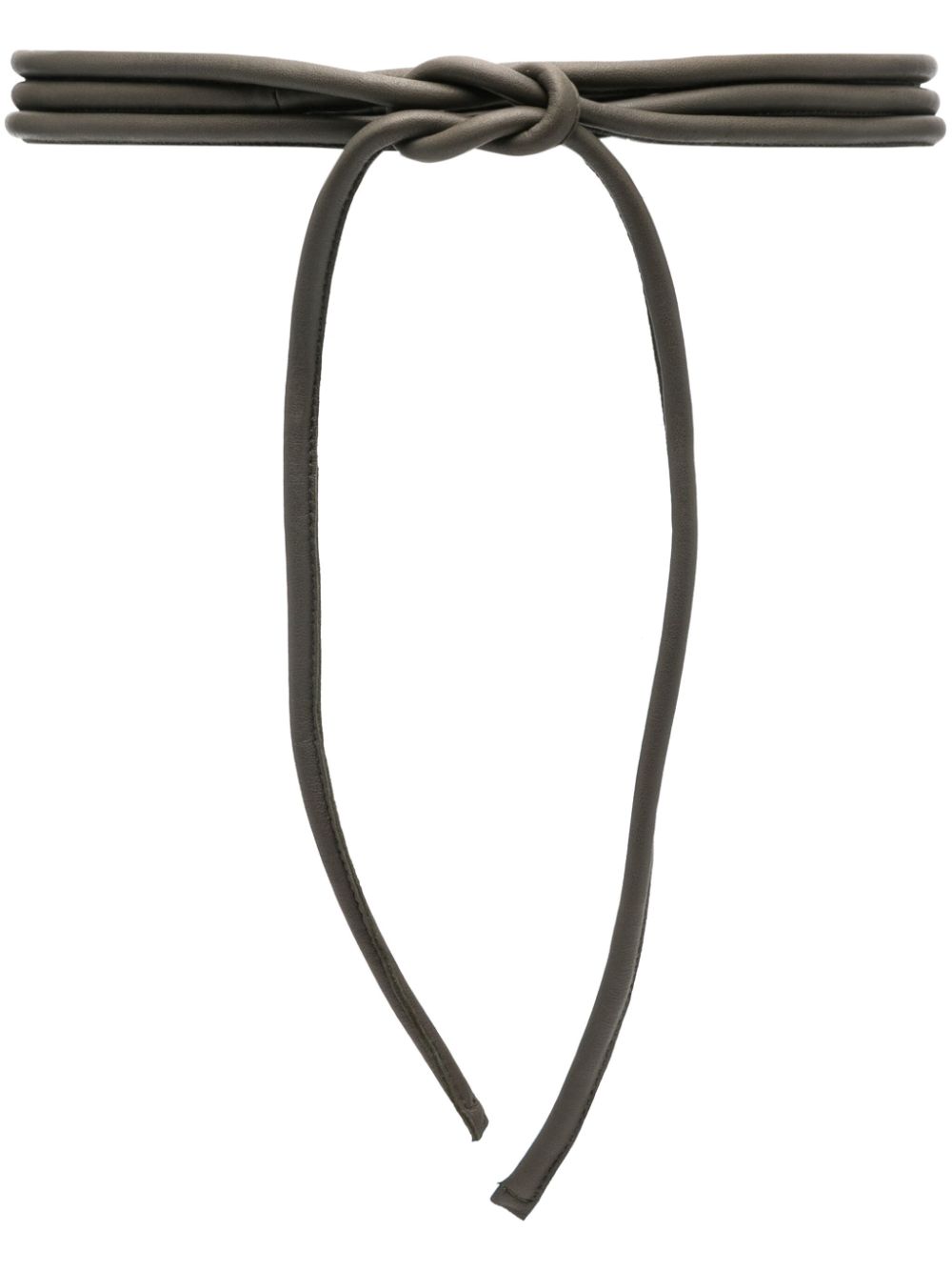 FURLING BY GIANI Leather Padded Design Self-Tie Fastening Belt