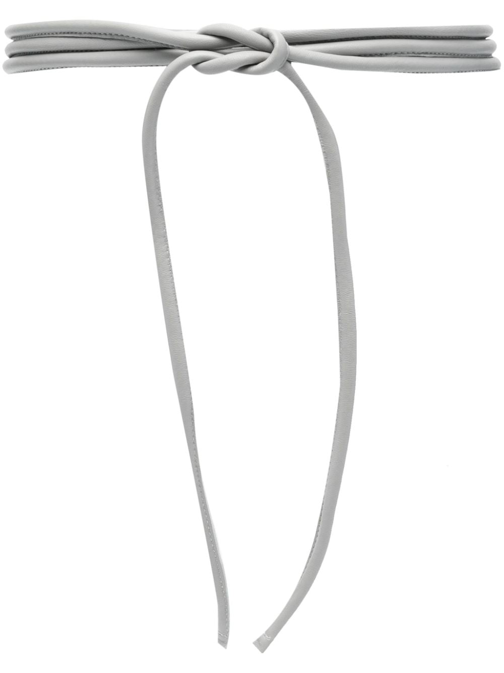 FURLING BY GIANI Padded Leather Belt with Self-Tie Fastening