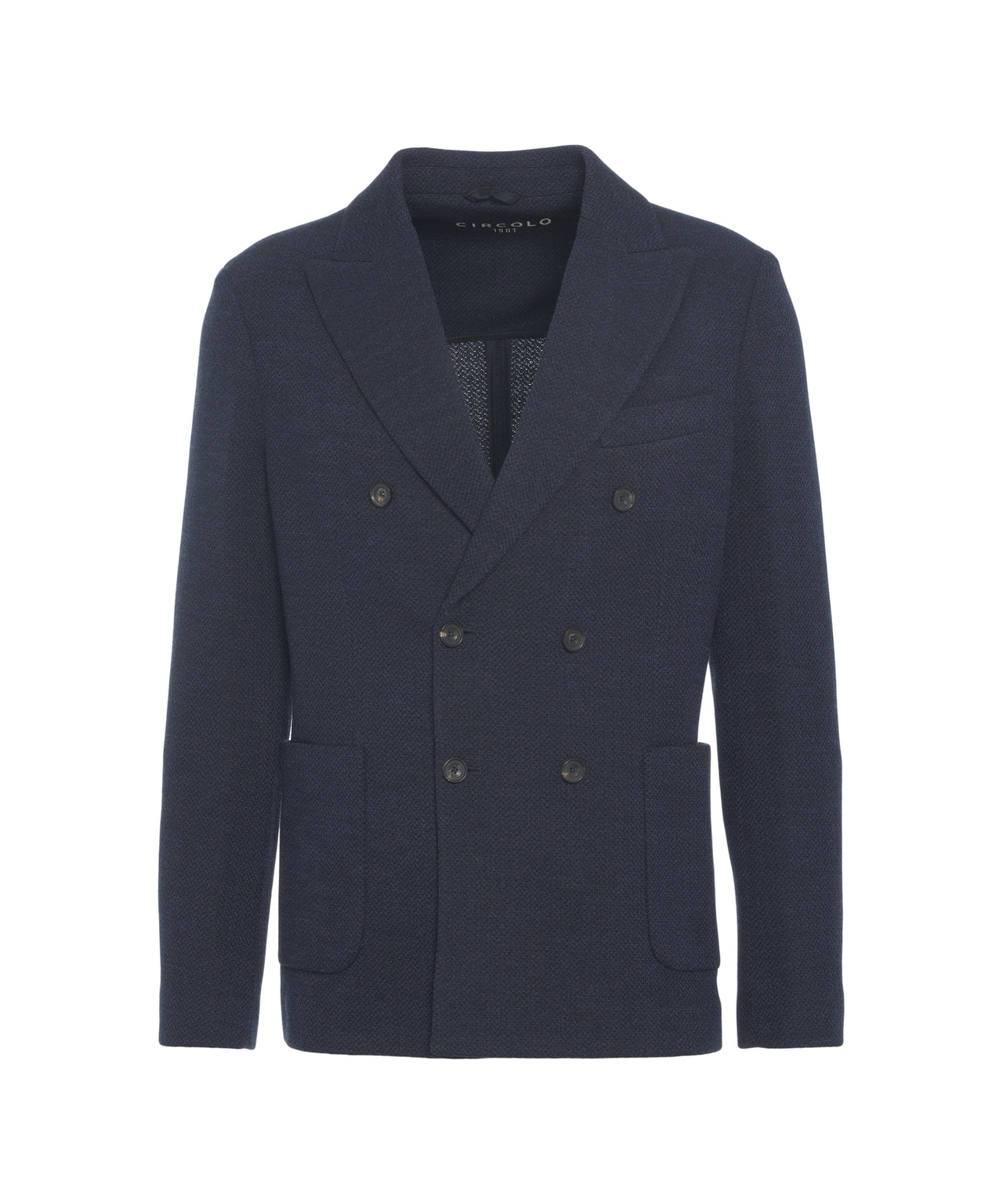 CIRCOLO 1901 Double-Breasted Structured Blazer for Men