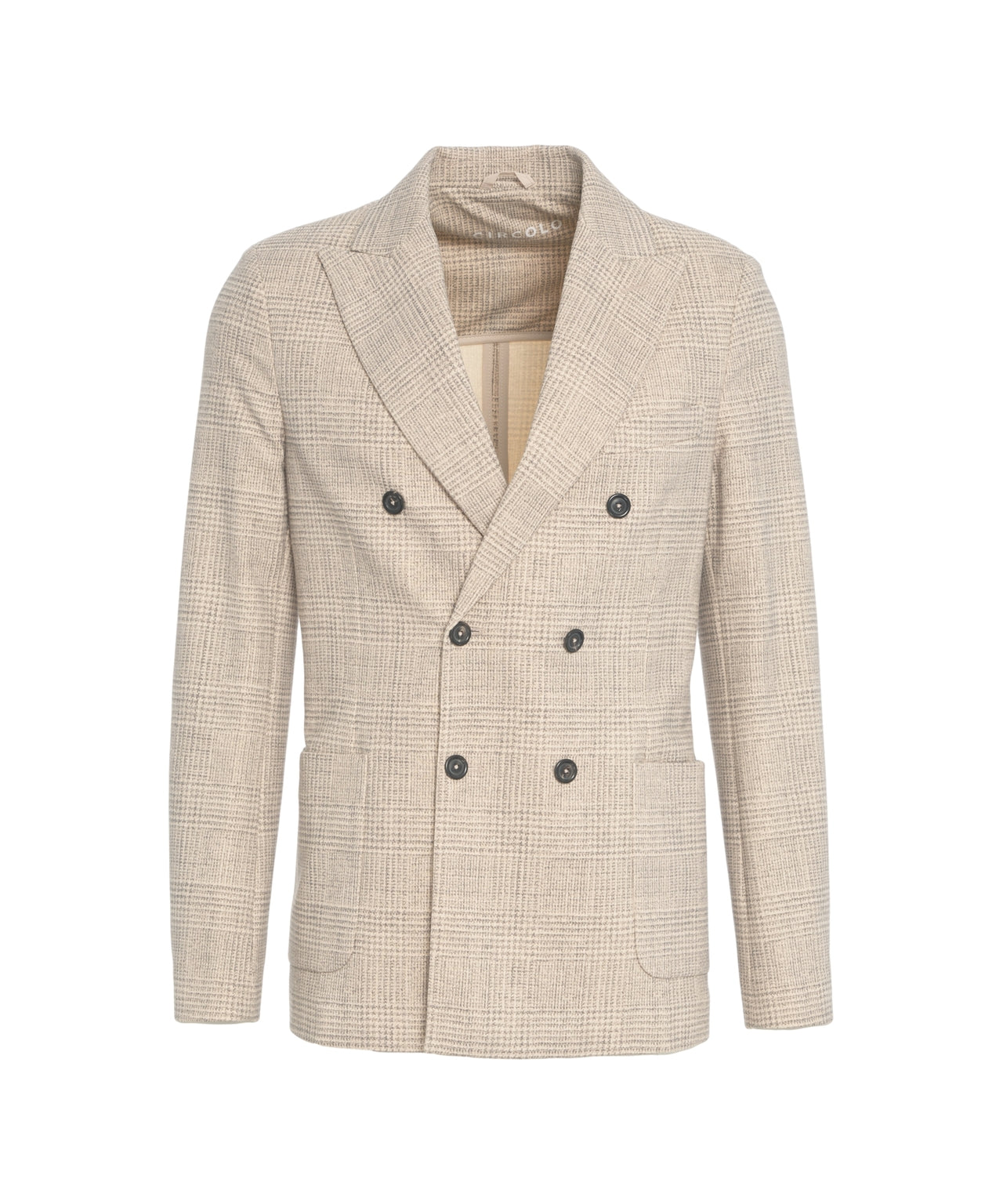 CIRCOLO 1901 Double-Breasted Glencheck Blazer