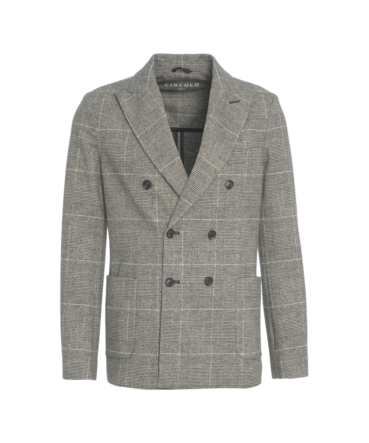 CIRCOLO 1901 Stylish Double-Breasted Blazer in Sweater Knit