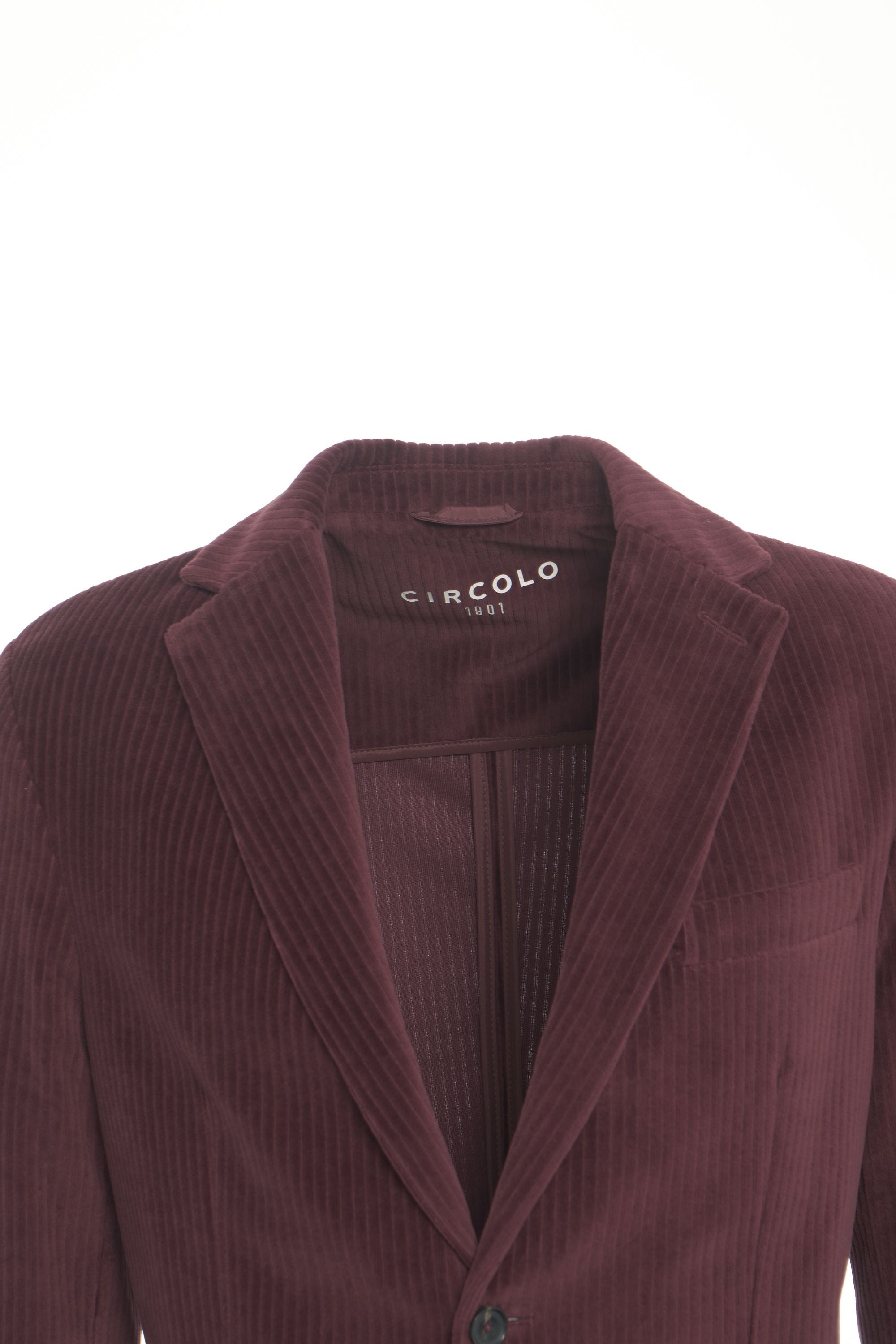 CIRCOLO 1901 Single-Breasted Corduroy Blazer for Men