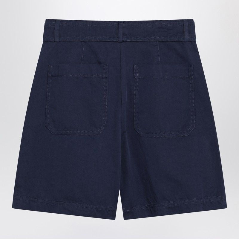 WEEKEND MAX MARA High-Waisted Bermuda Shorts with Cargo Pockets