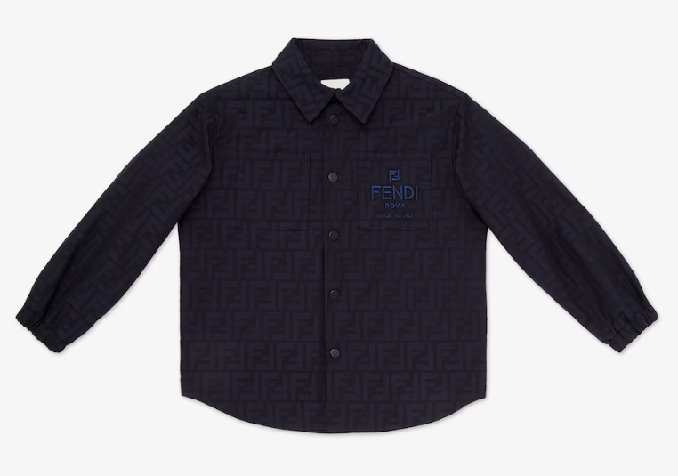 FENDI KIDS Mini Cotton Polyester Jacket for Girls