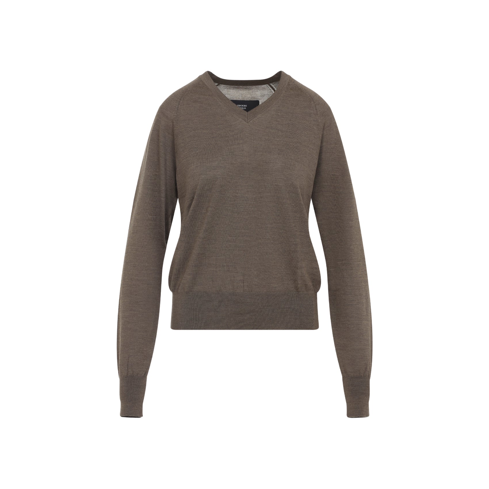 PHOEBE PHILO Mini V Neck Wool Sweater