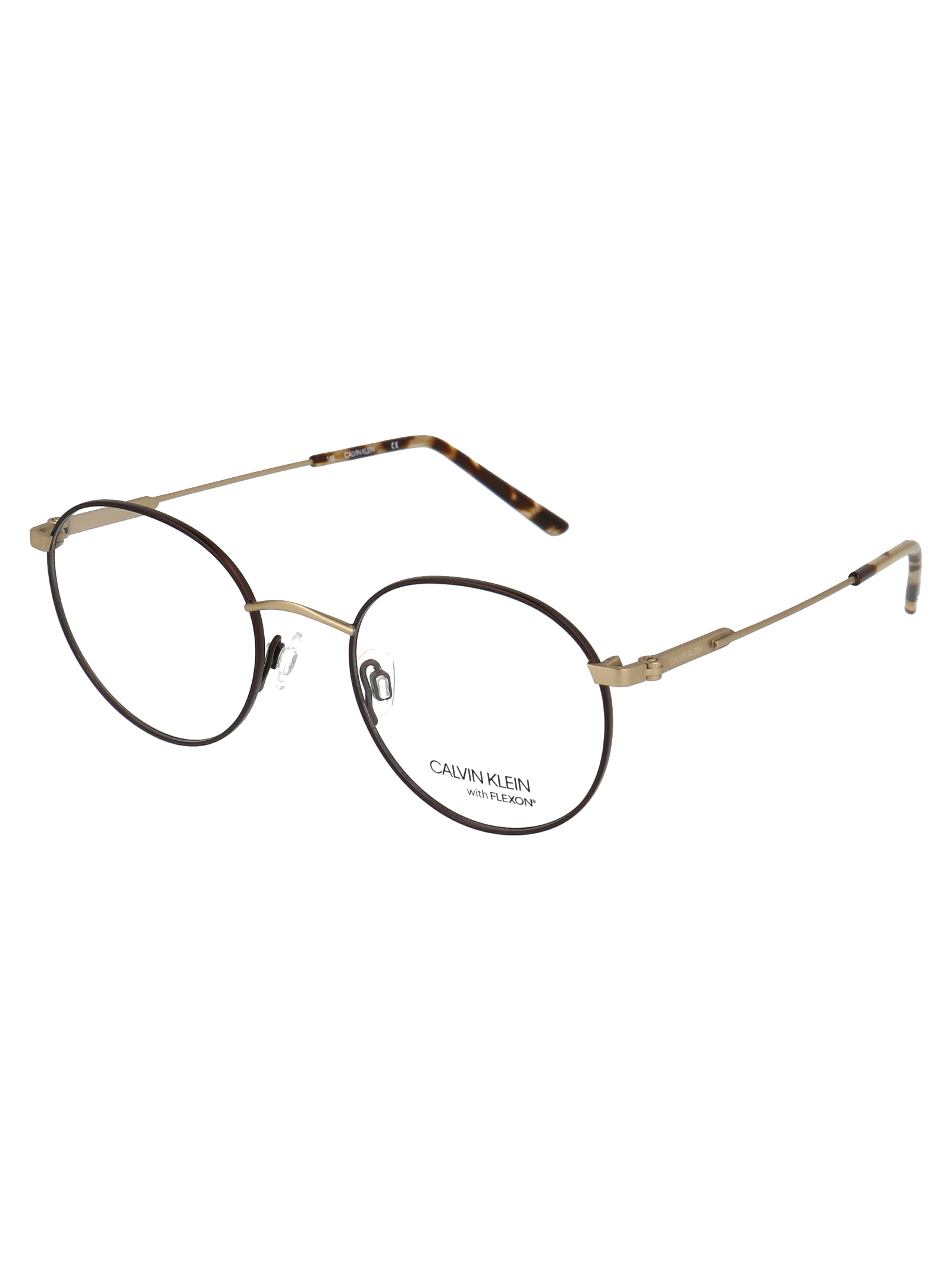 CALVIN KLEIN Havana Metal Optical Glasses for All