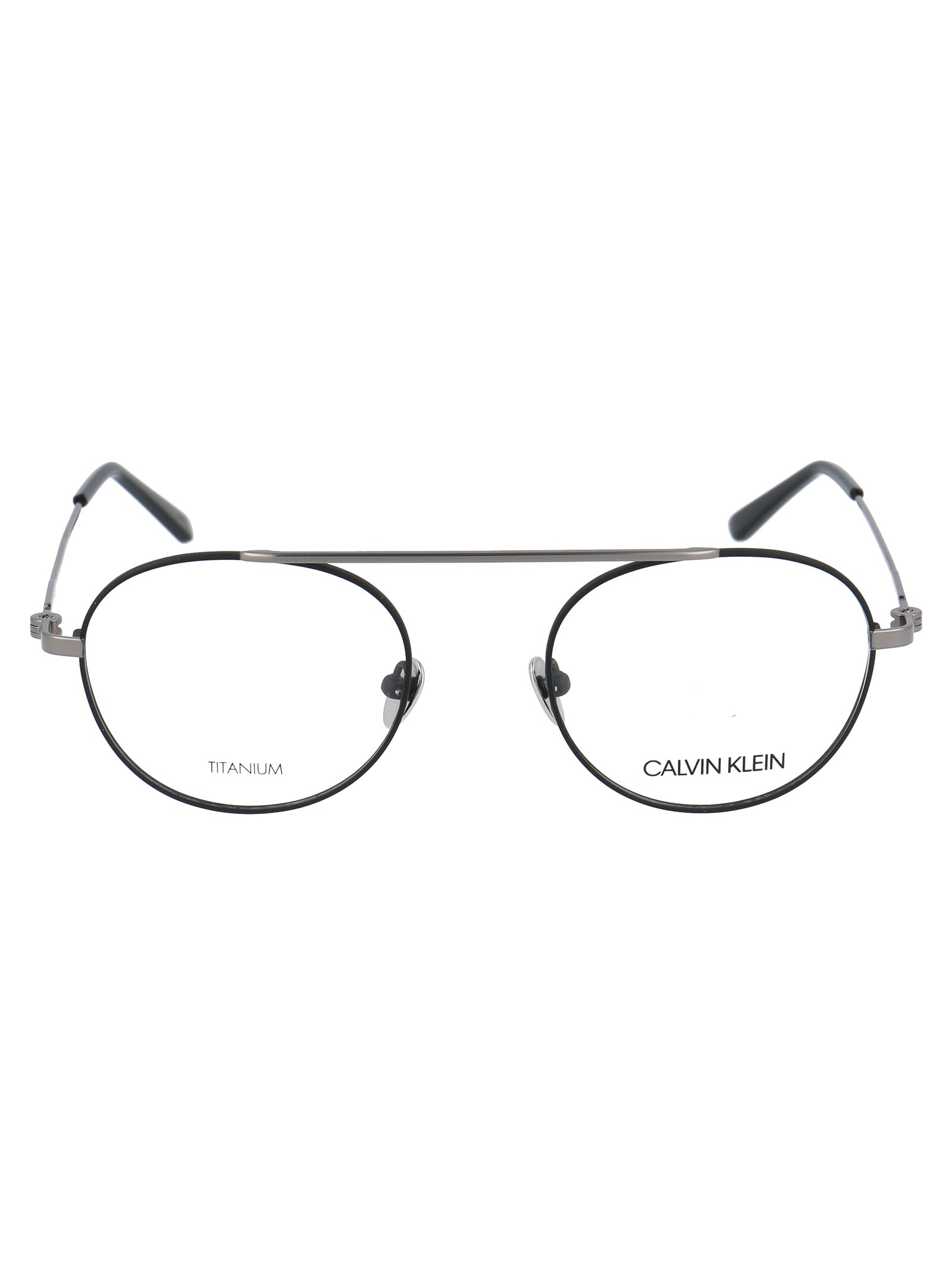 CALVIN KLEIN Matte Metal Optical Glasses - Unisex Fashion Accessory