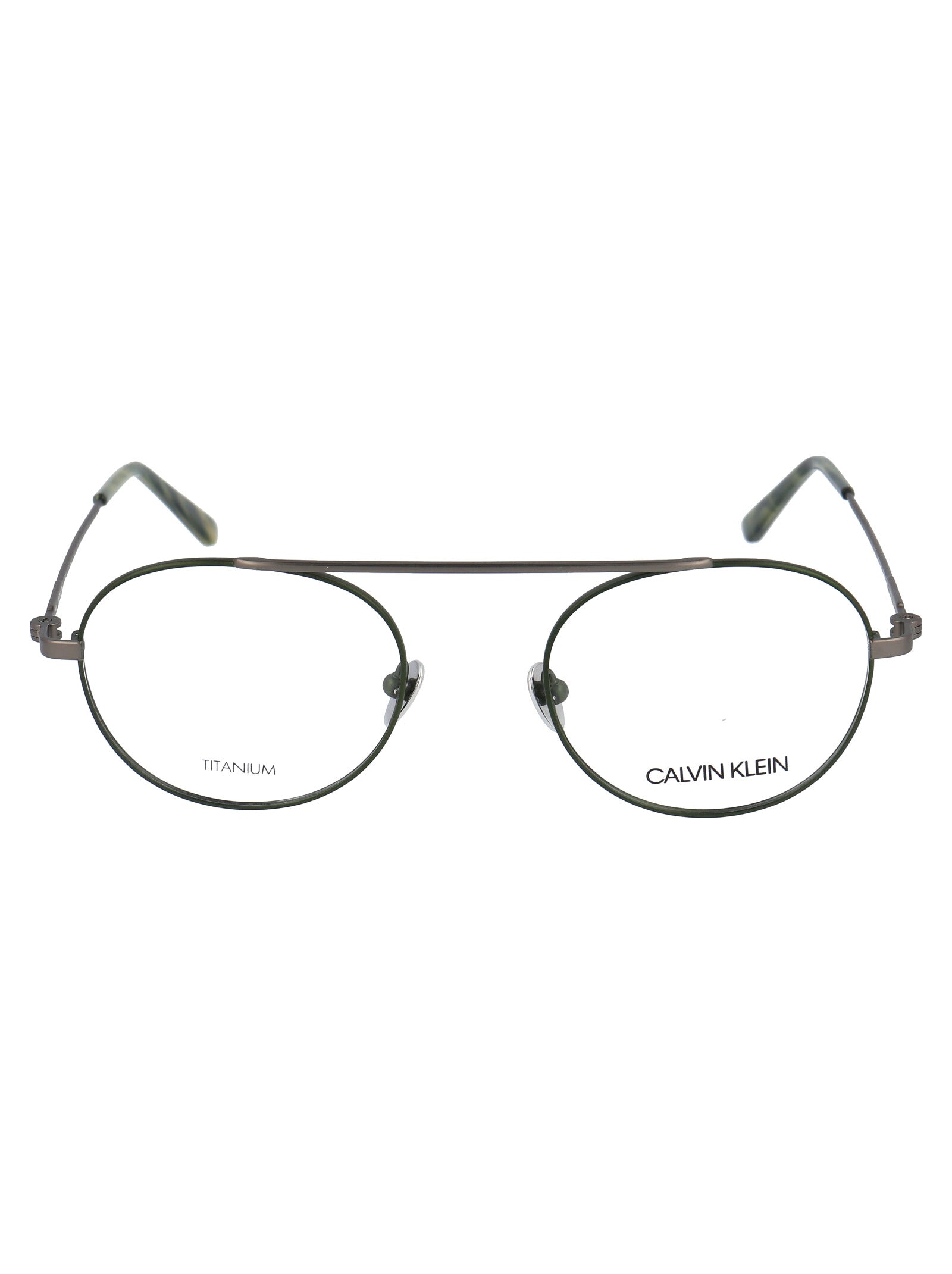 CALVIN KLEIN Matte Hunter Metal Optical Glasses