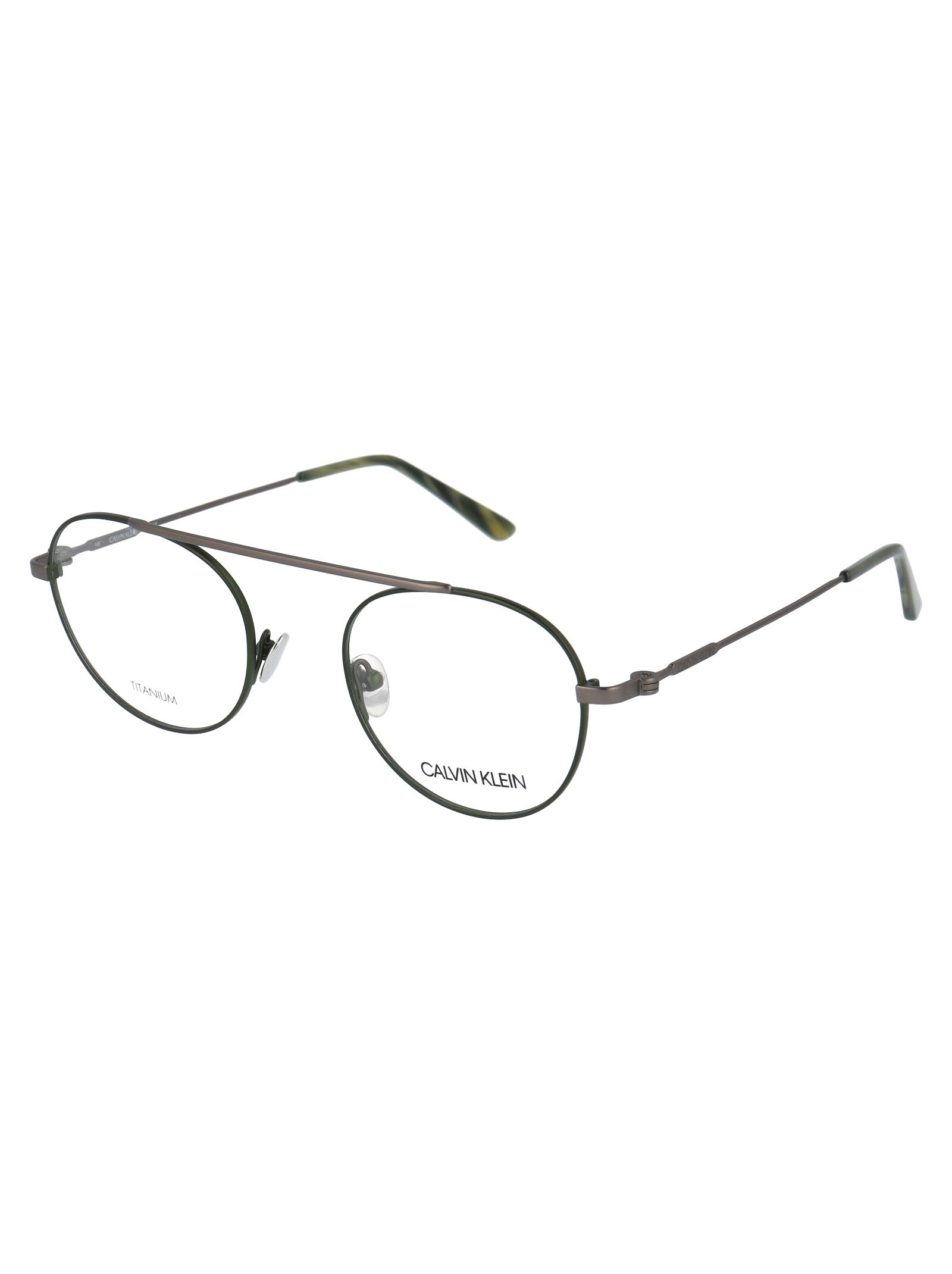 CALVIN KLEIN Matte Hunter Metal Optical Glasses