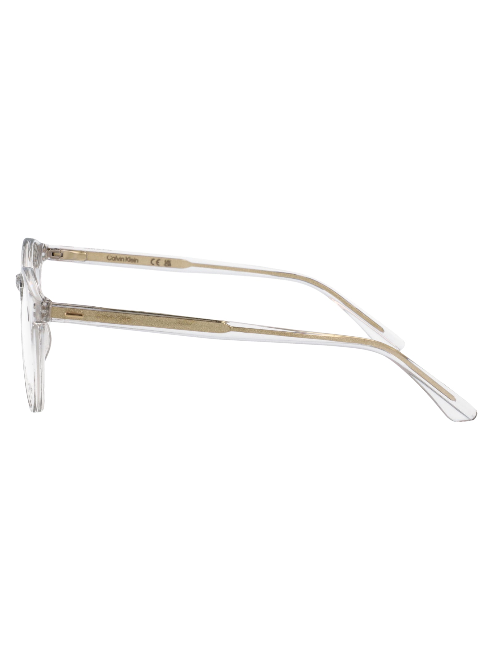 CALVIN KLEIN Crystal Clear Unisex Acetate Glasses