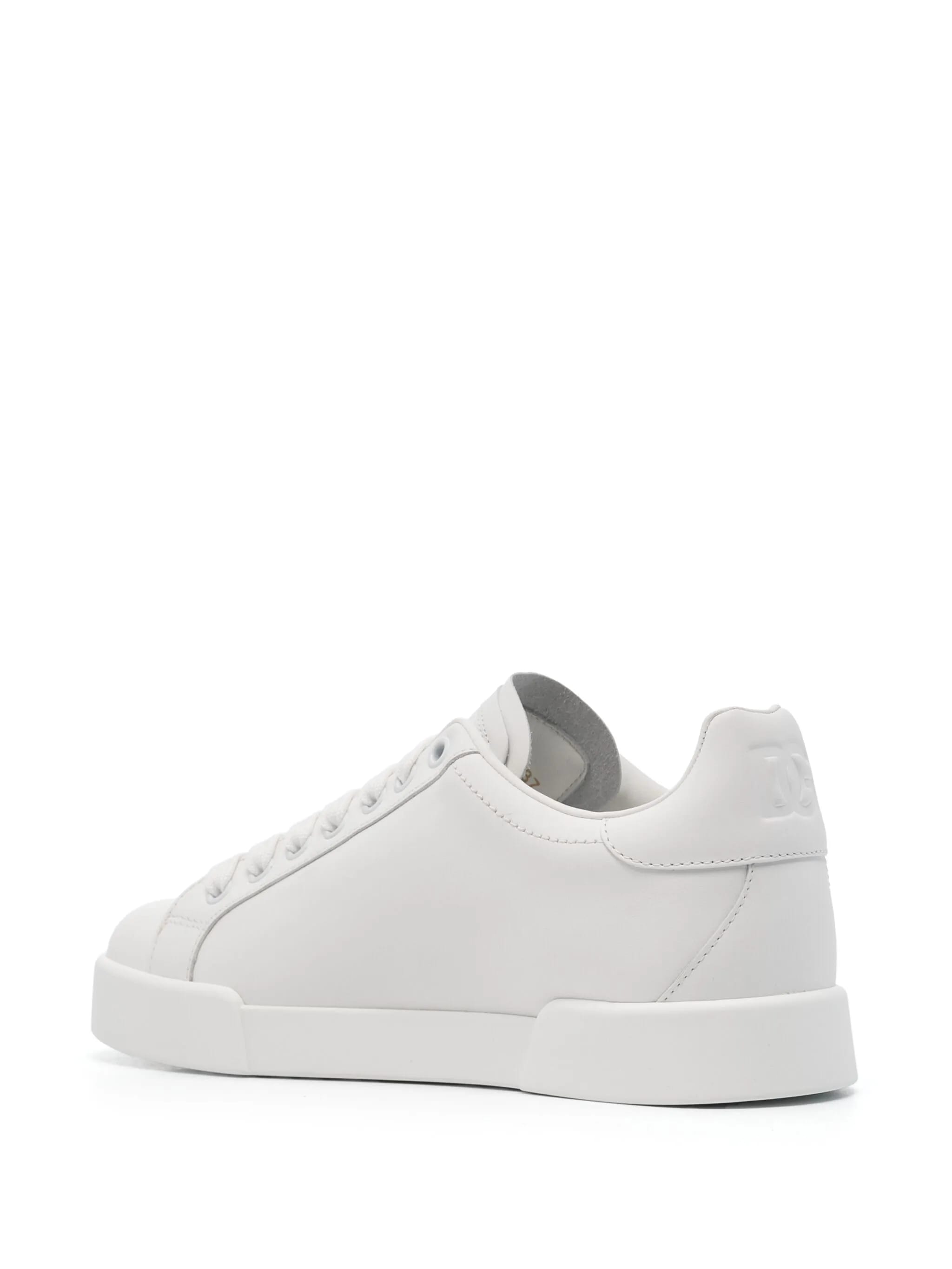 DOLCE & GABBANA Portofino Leather Sneaker for Women
