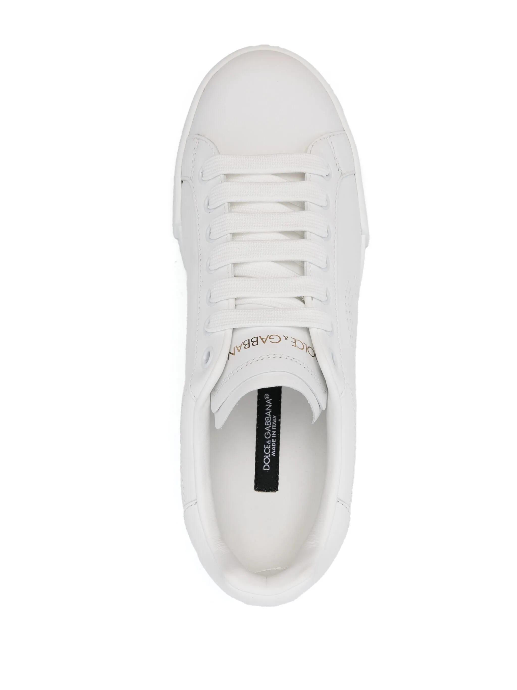 DOLCE & GABBANA Portofino Leather Sneaker for Women