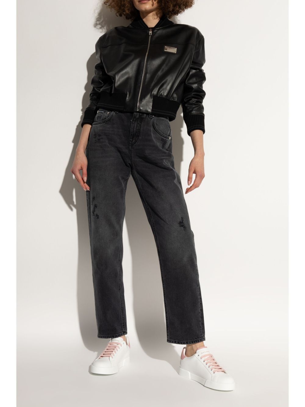 DOLCE & GABBANA DG Logo Women's Sneakers - FW24 Collection