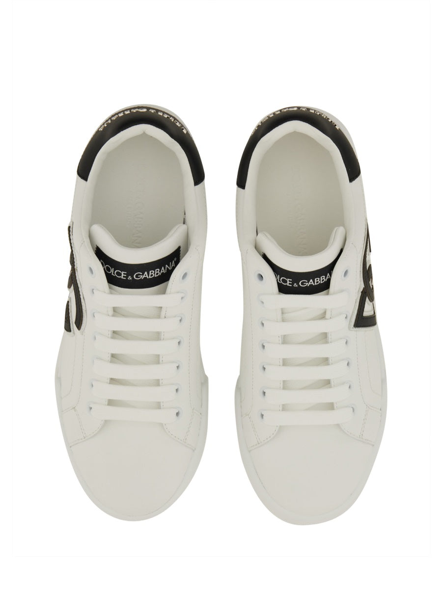 DOLCE & GABBANA Logo Patch Sneaker - Women’s SS25 Collection