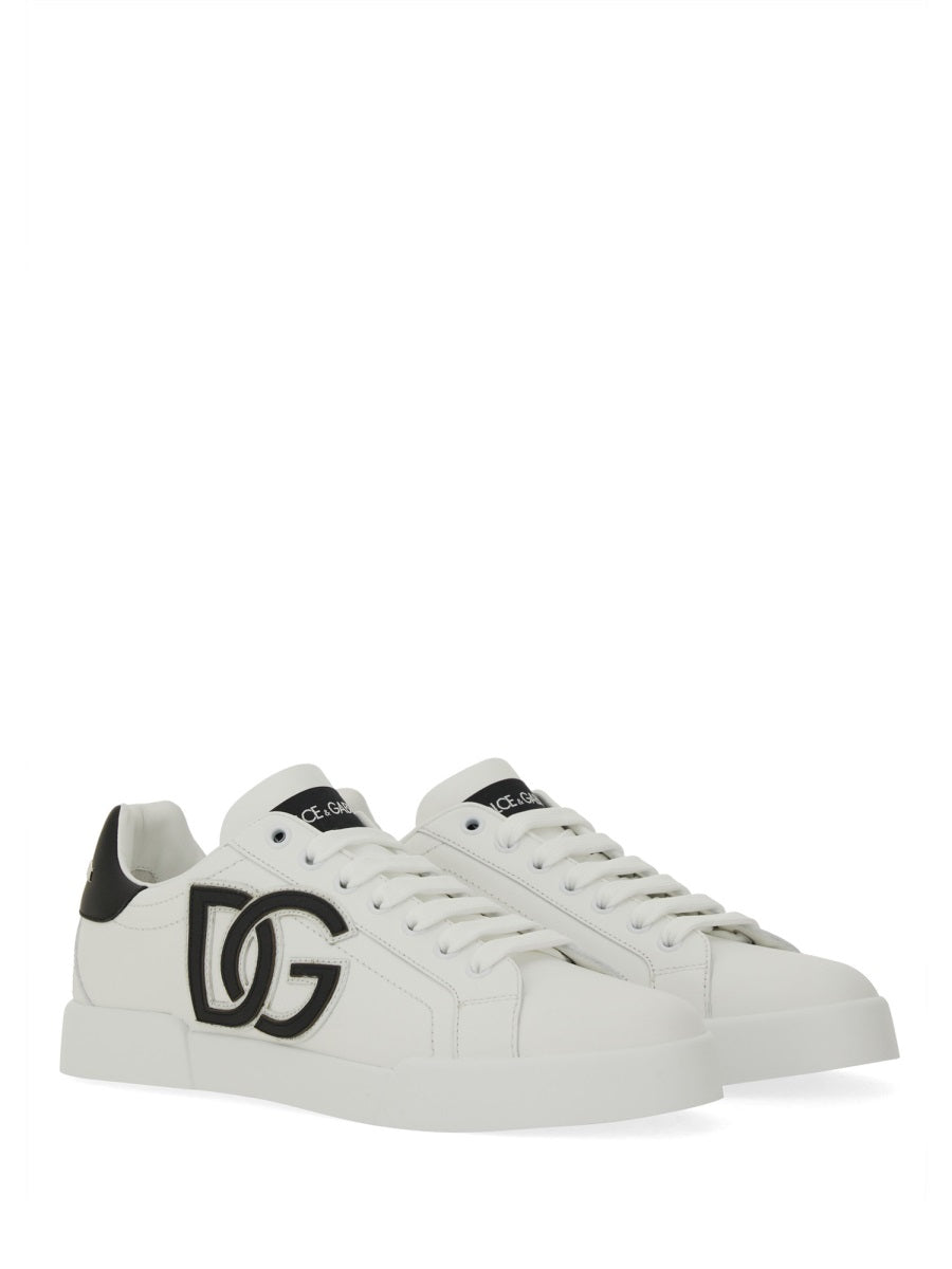 DOLCE & GABBANA Logo Patch Sneaker - Women’s SS25 Collection