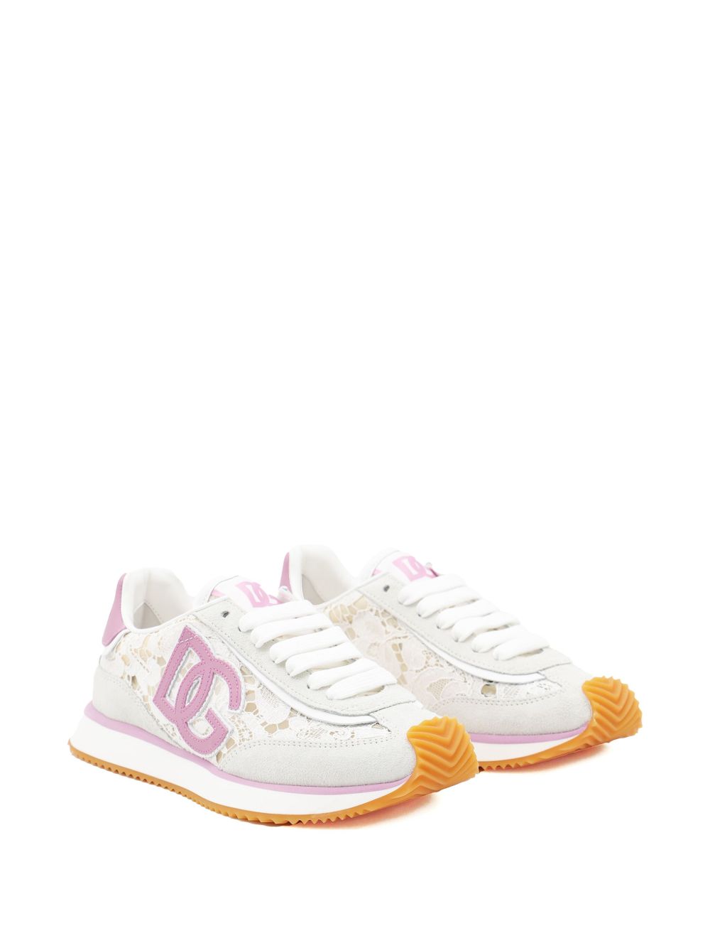 DOLCE & GABBANA Cushion Lace-Up Sneakers for Women